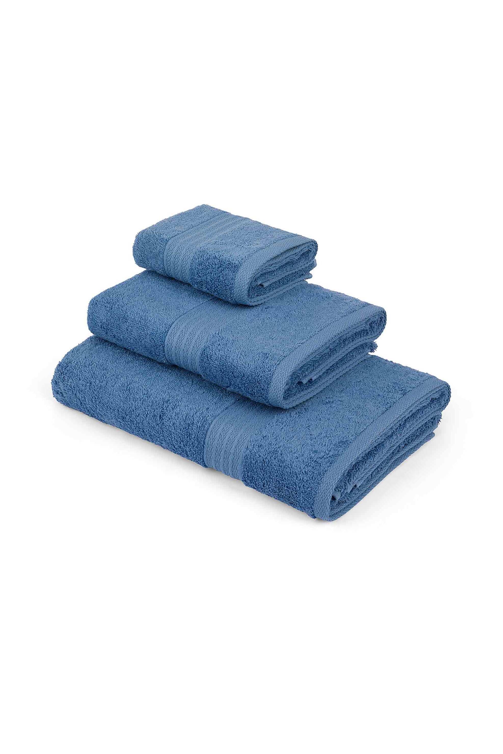 Coincasa πετσέτα χεριών μονόχρωμη 60 x 40 cm - 007359722 Μπλε Ανοιχτό φωτογραφία