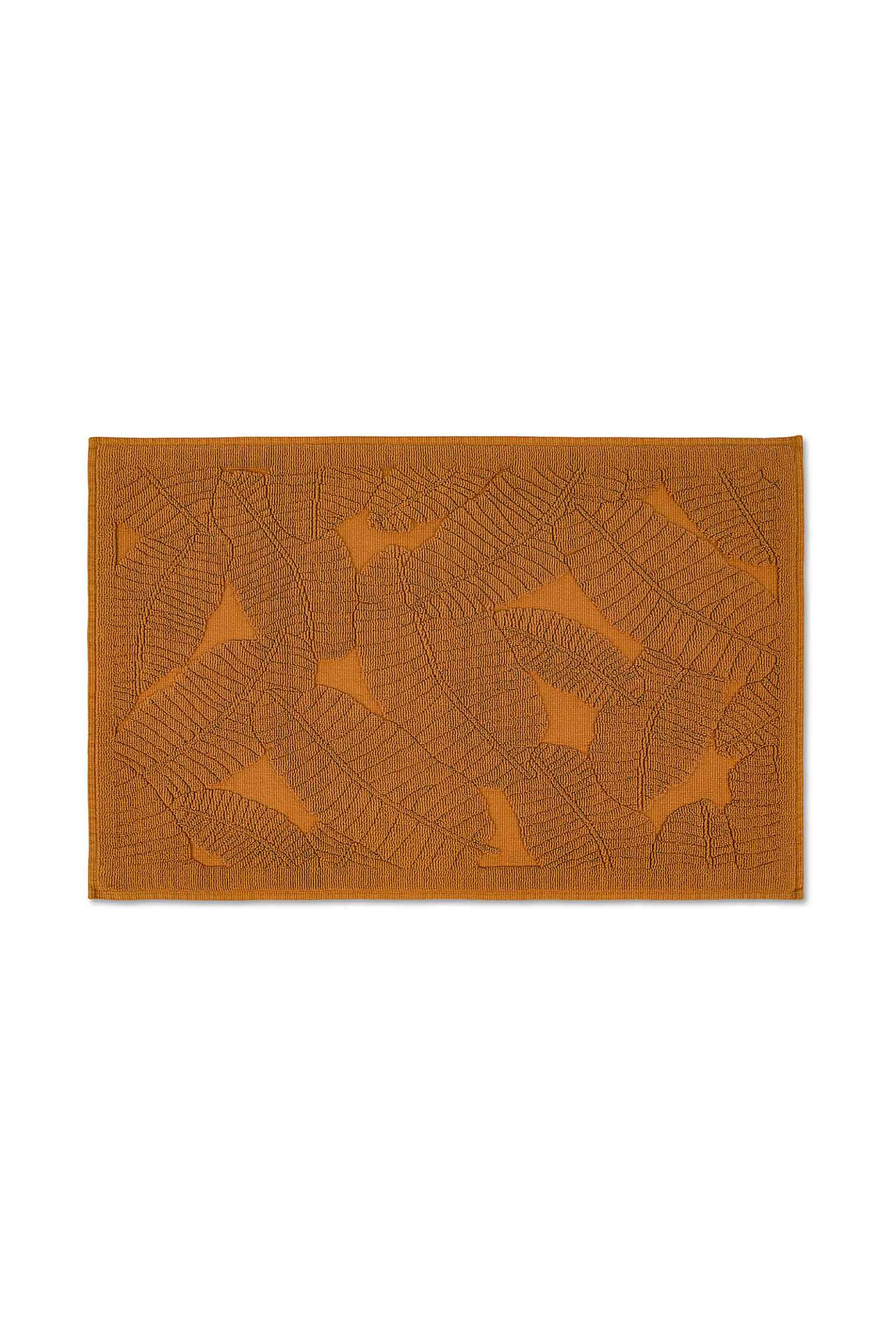 Coincasa χαλάκι μπάνιου με ανάγλυφο σχέδιο 84 x 54 cm - 007359838 Ταμπά