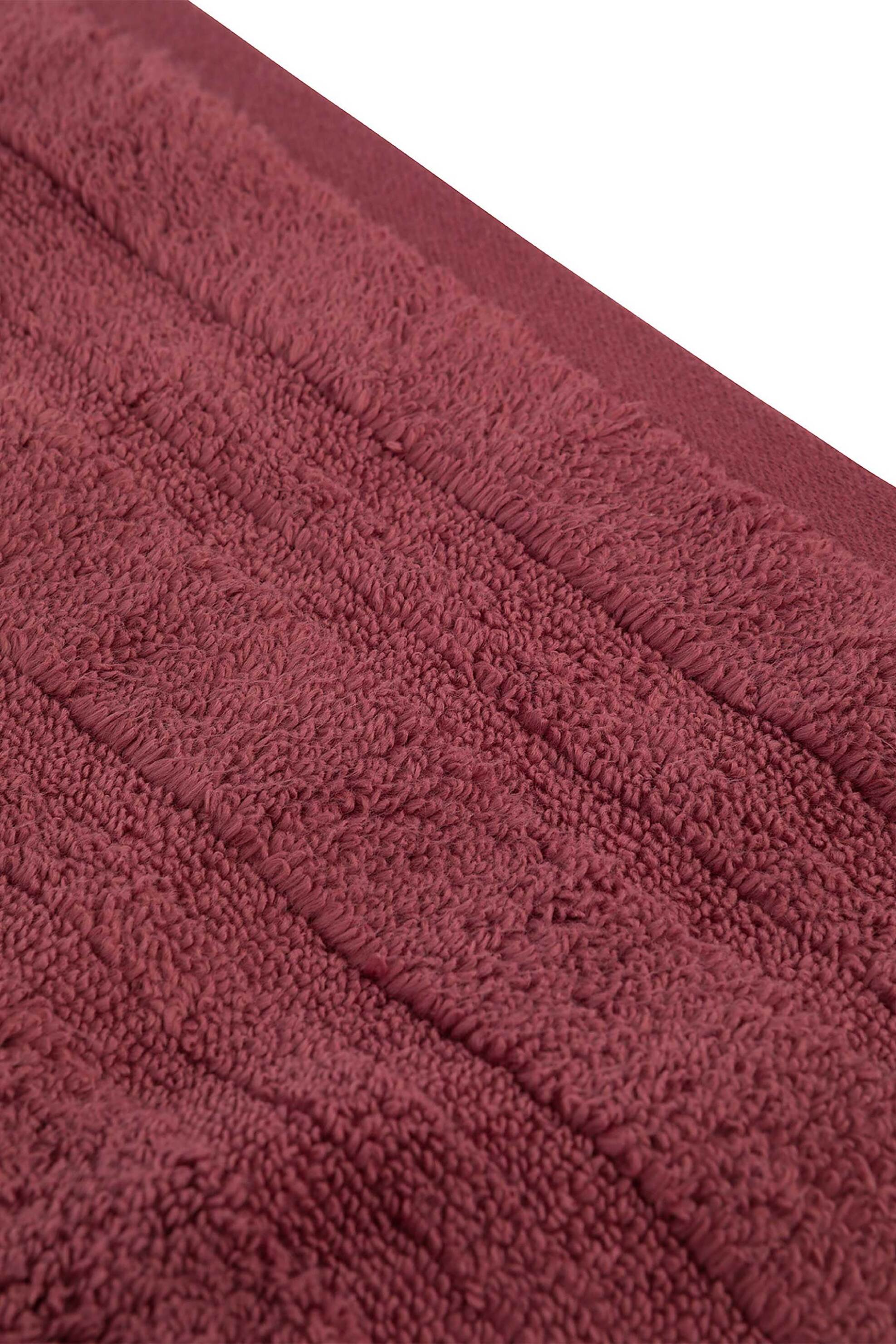 Coincasa πετσέτα σώματος μονόχρωμη με ανάγλυφες ρίγες 150 x 90 cm - 007358603 Μπορντό φωτογραφία