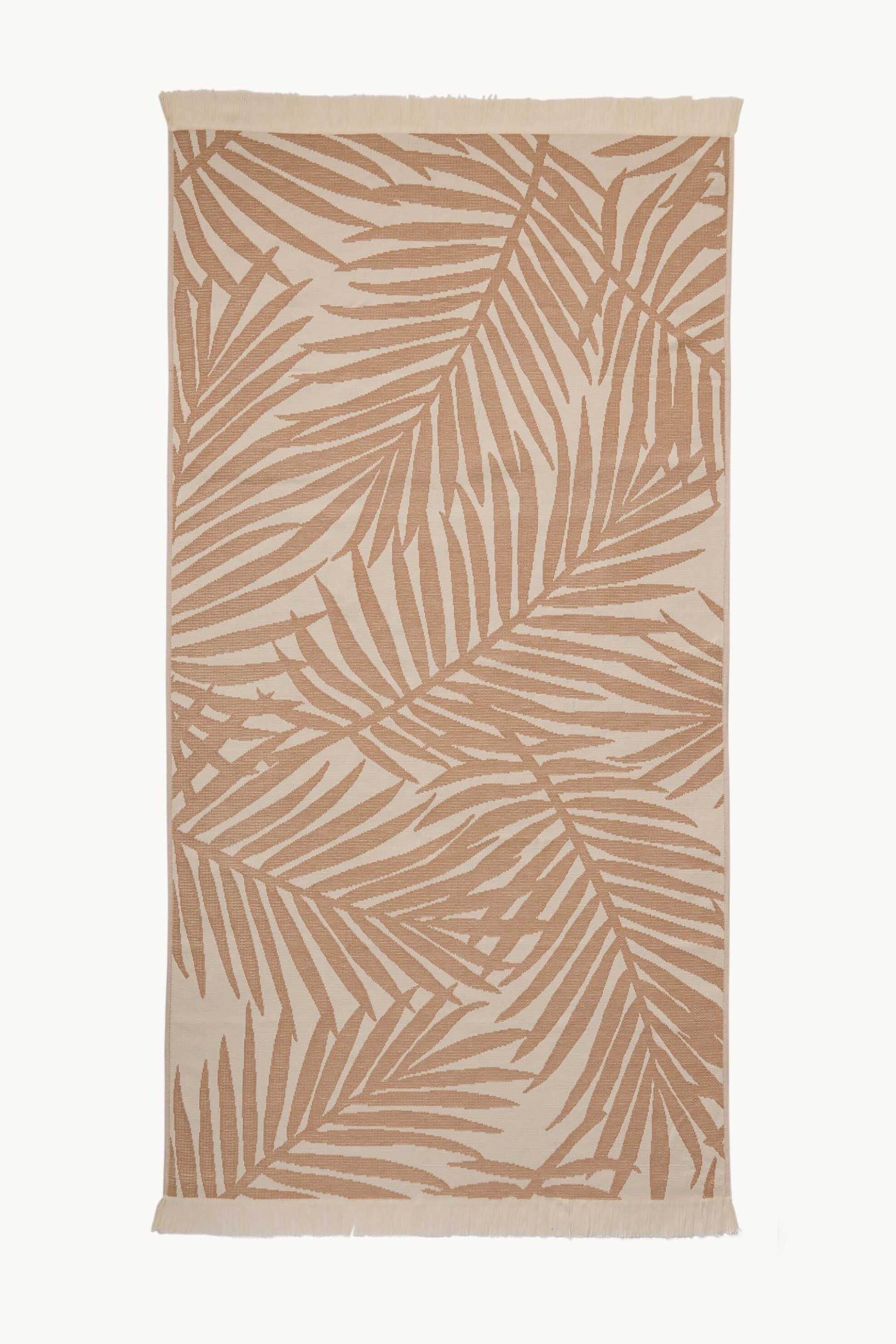 Coincasa unisex πετσέτα θαλάσσης jacquard 90 x 170 cm - 006815740 Μπεζ