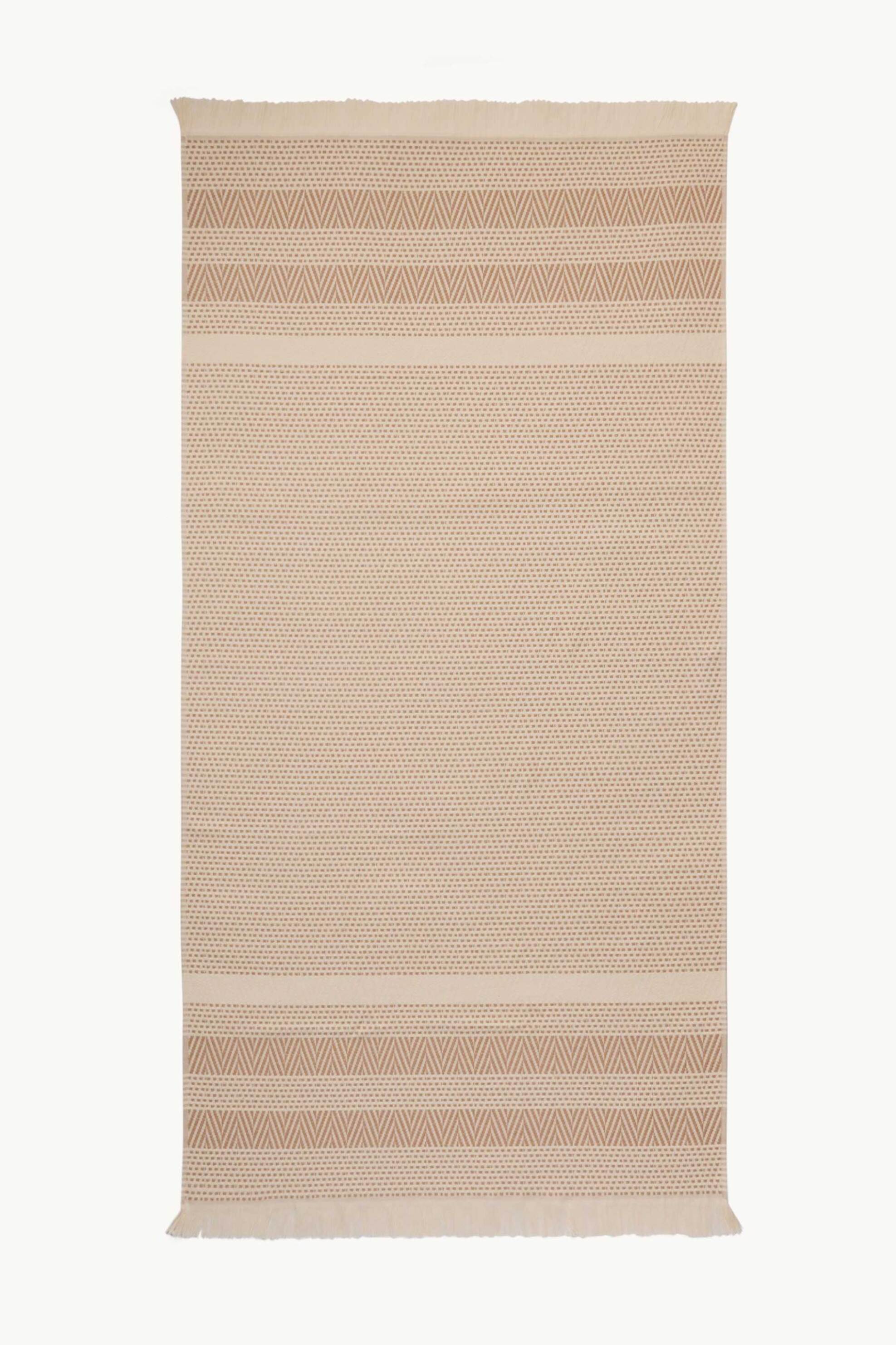 Coincasa unisex πετσέτα θαλάσσης jacquard 90 x 170 cm - 006815742 Μπεζ