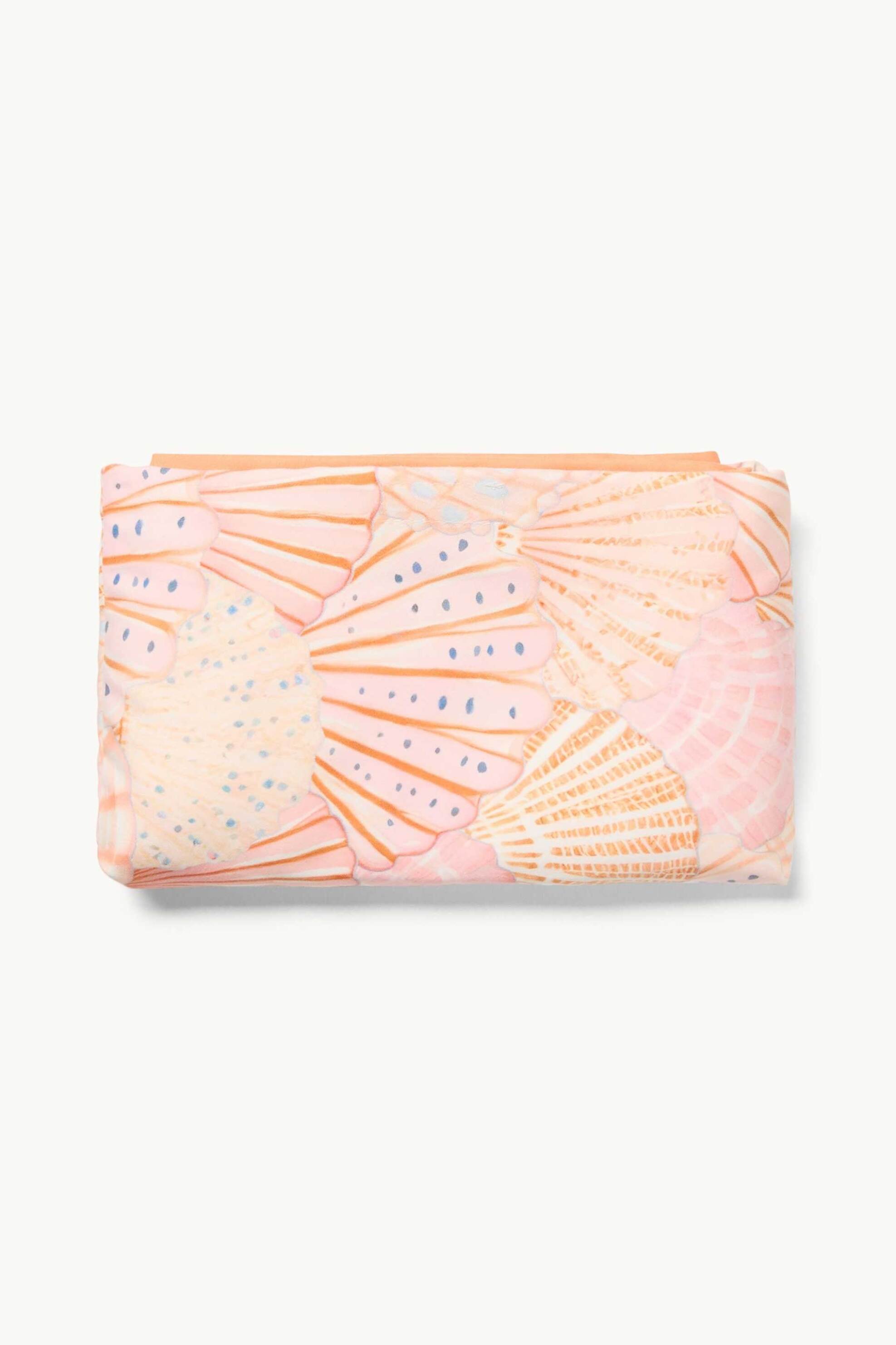COINCASA Coincasa unisex πετσέτα θαλάσσης με τσέπες 65 x 183 cm - 006817053 Κοραλί - 2