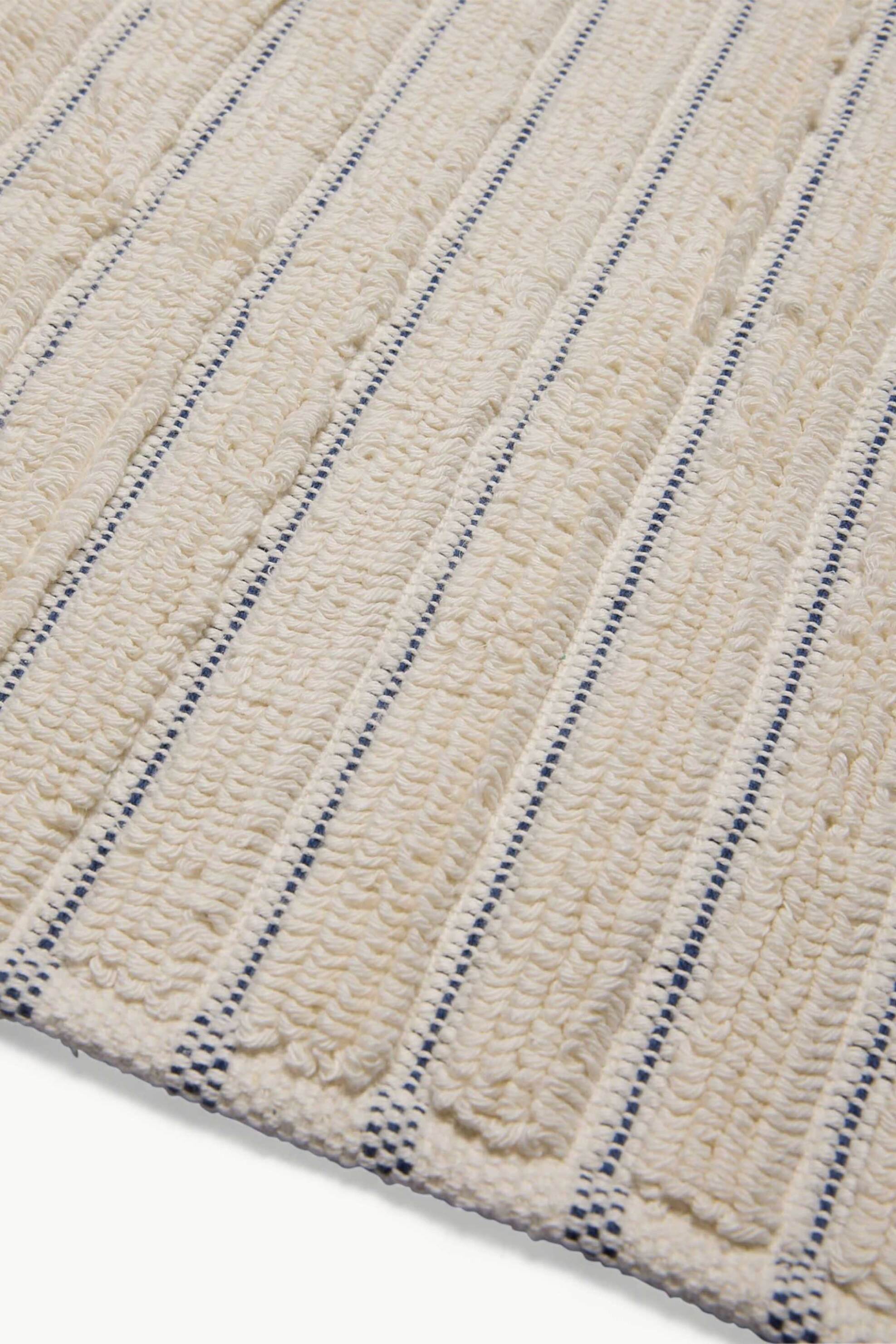 Coincasa Χαλάκι Μπάνιου με Ριγέ Σχέδιο 60 X 130 CM - 006817831 Γκρι Ανοιχτό
