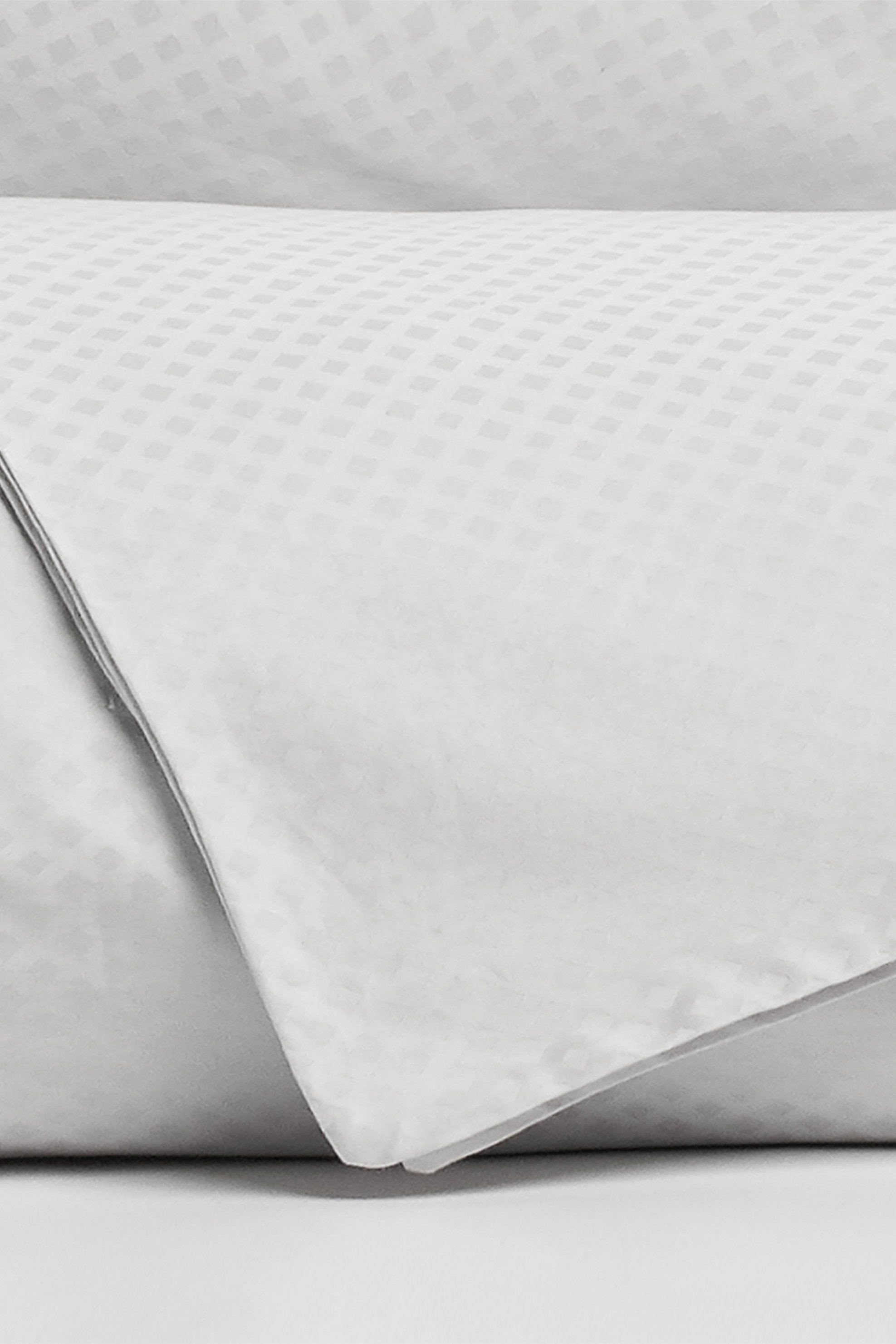 COINCASA Coincasa σεντόνι με γεωμετρικό σχέδιο 280 x 250 cm - 006533072 Λευκό