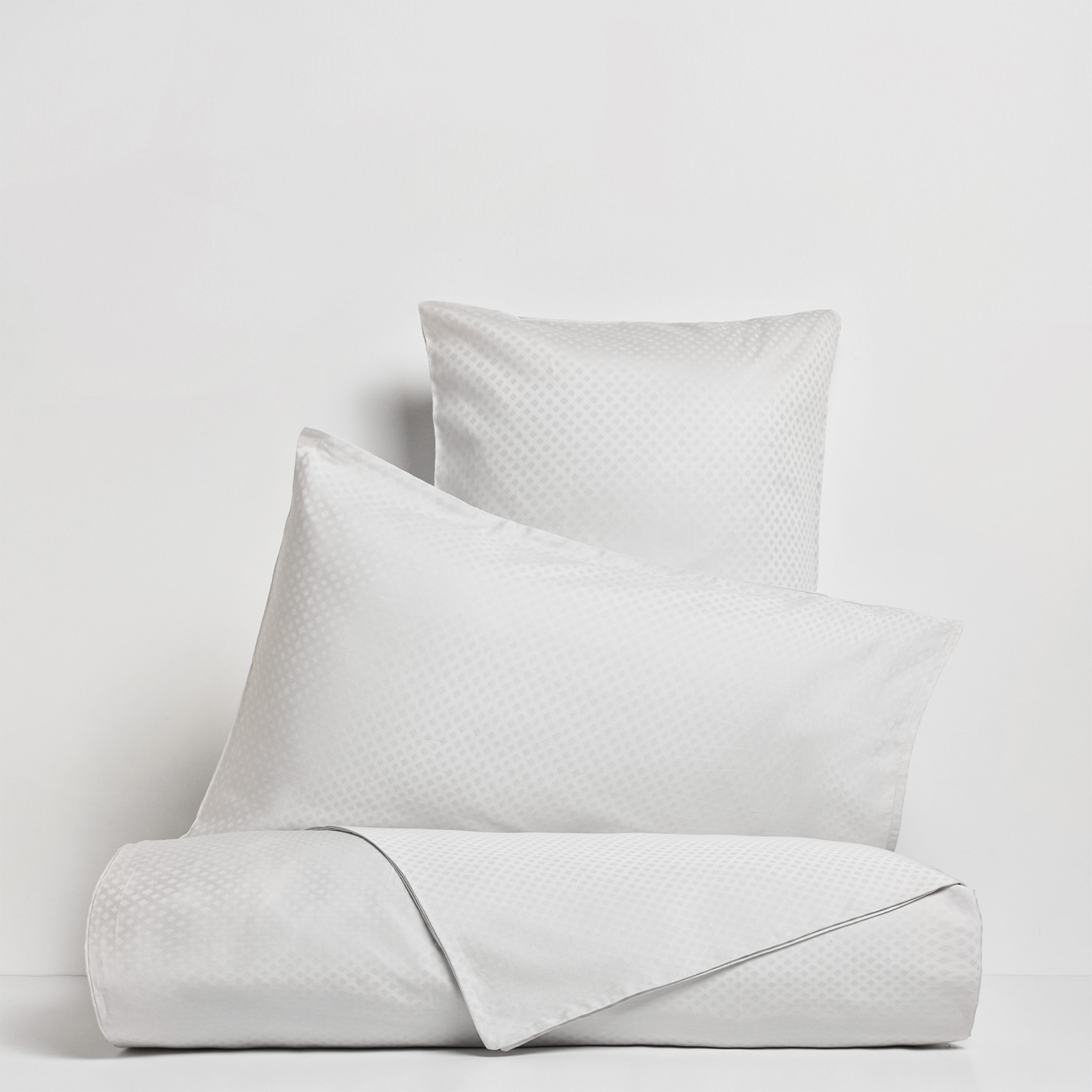 Coincasa σεντόνι με γεωμετρικό σχέδιο 280 x 250 cm - 006533072 Λευκό φωτογραφία