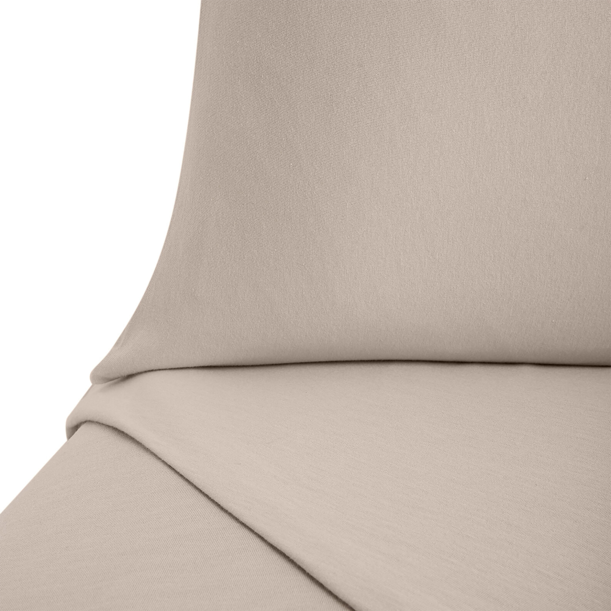 Coincasa σετ διπλής παπλωματοθήκης μονόχρωμη (3 τεμάχια) - 007123738 Μπεζ φωτογραφία