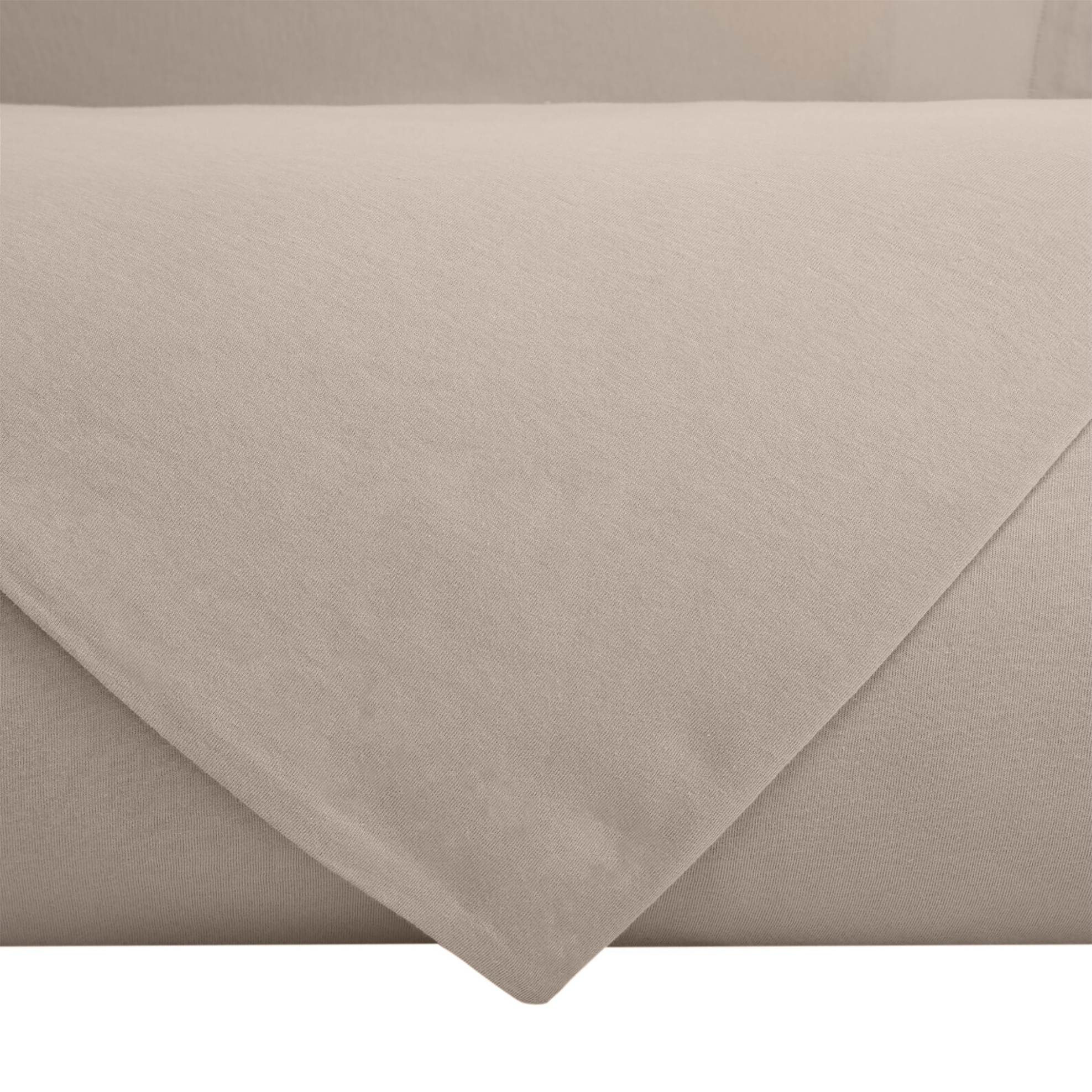 Coincasa σετ διπλής παπλωματοθήκης μονόχρωμη (3 τεμάχια) - 007123738 Μπεζ φωτογραφία