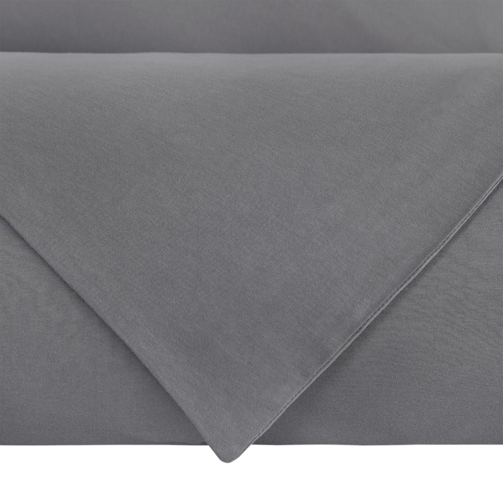 Coincasa σετ διπλής παπλωματοθήκης μονόχρωμη (3 τεμάχια) - 007123742 Γκρι φωτογραφία