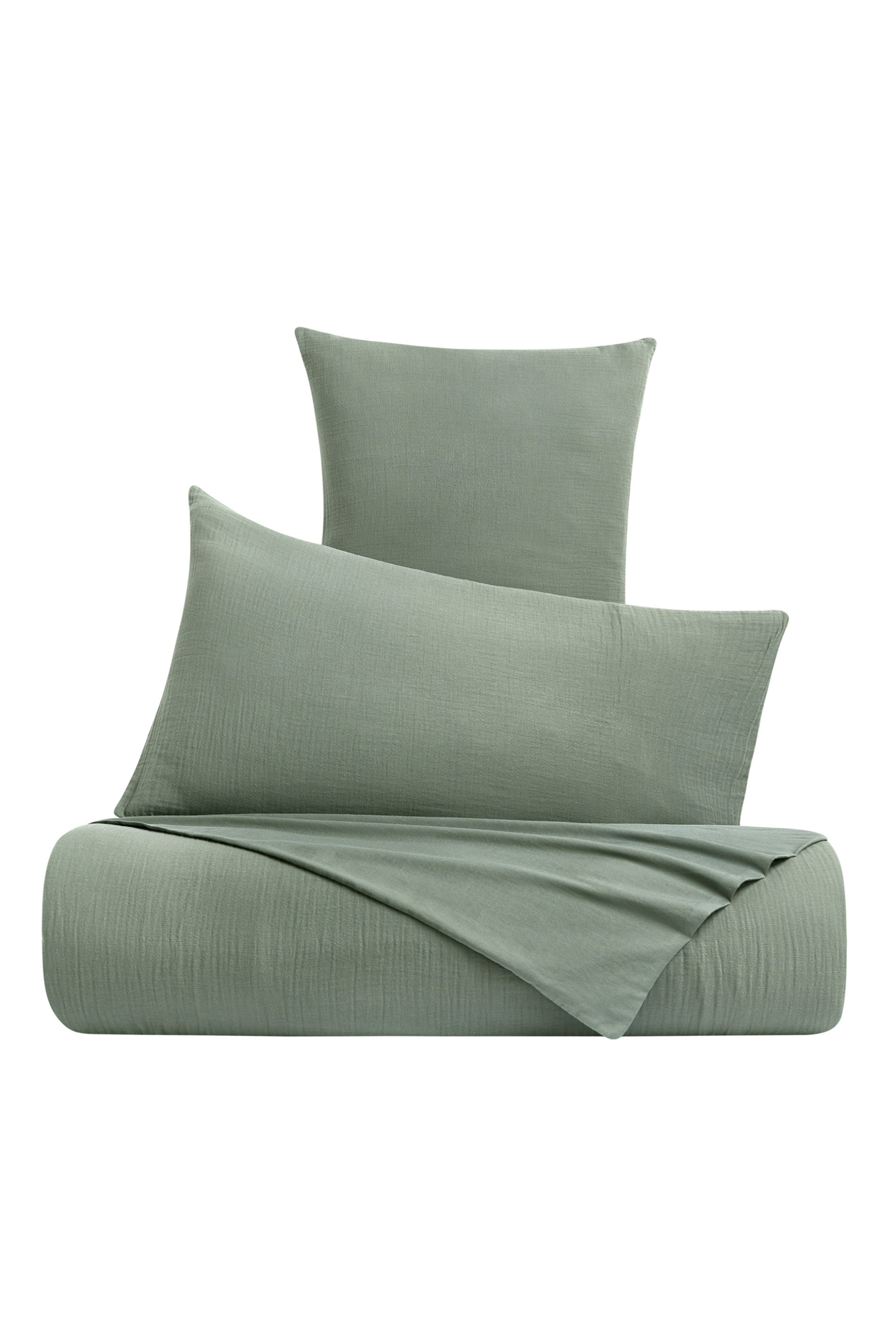 COINCASA Coincasa διπλή παπλωματοθήκη μονόχρωμη 220 x 240 cm - 007139490 Πράσινο