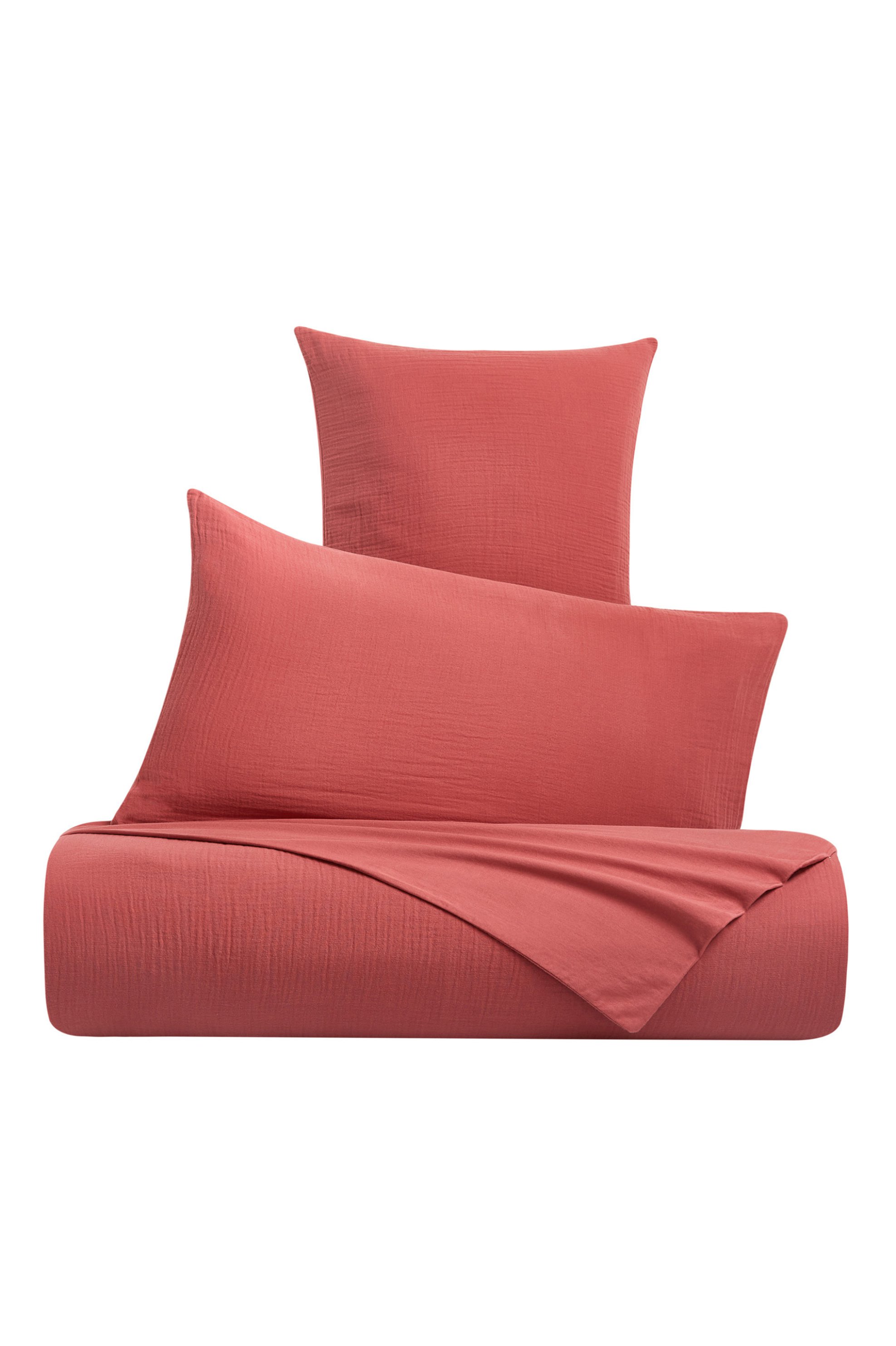 Coincasa διπλή παπλωματοθήκη μονόχρωμη 220 x 240 cm - 007139487 Κεραμιδί