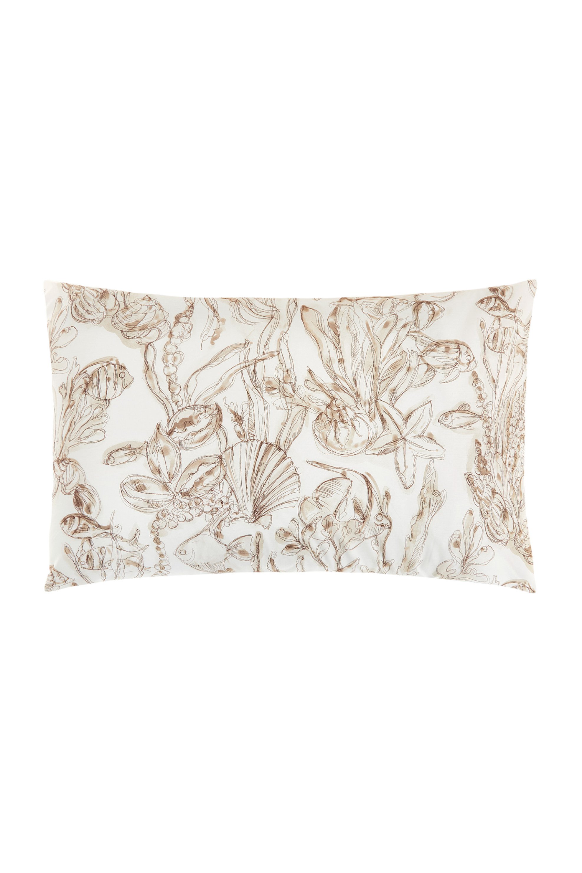 Coincasa μαξιλαροθήκη με all-over print 50 x 80 cm - 007154557 Λευκό