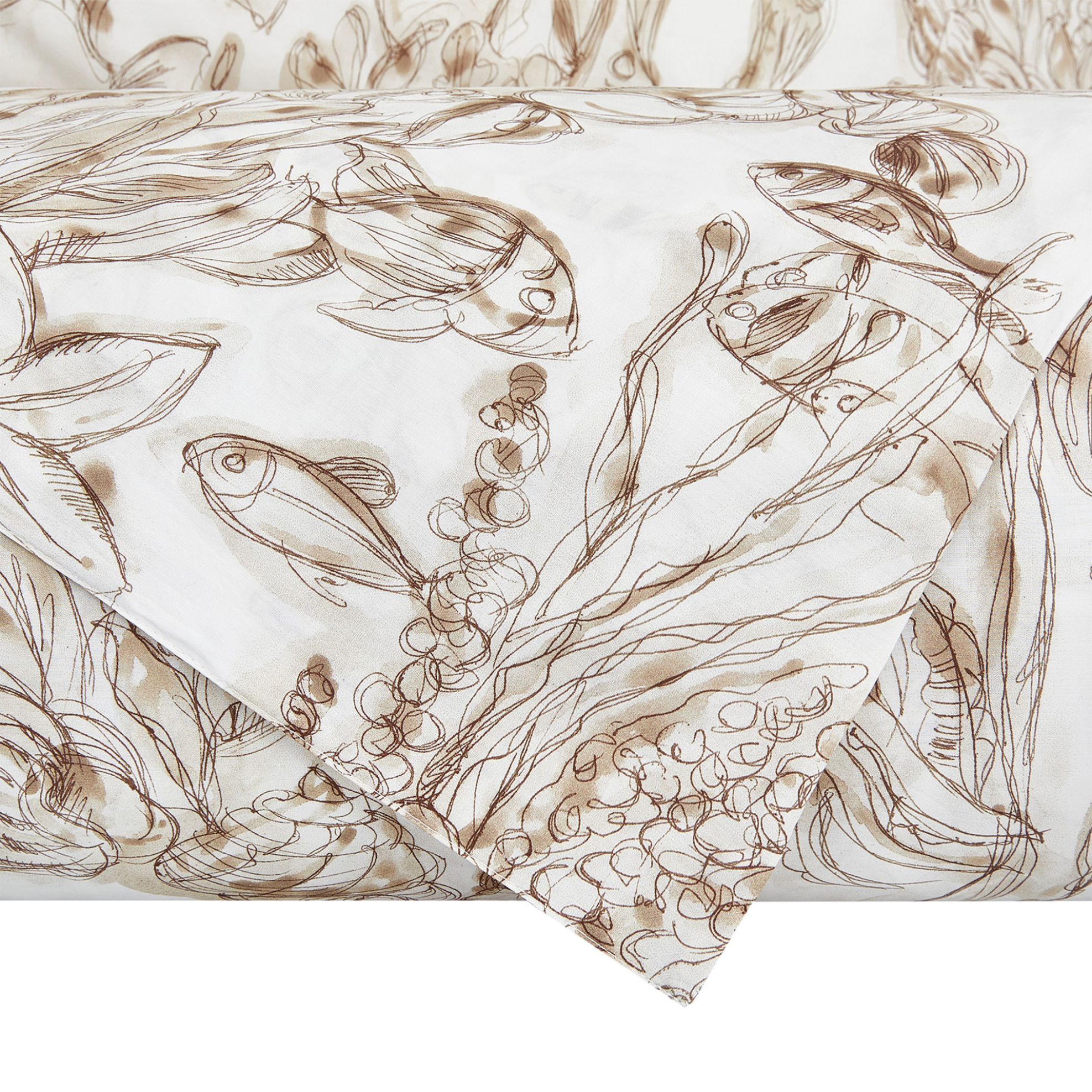 Coincasa σεντόνι με all-over print 240 x 280 cm - 007154560 Λευκό φωτογραφία