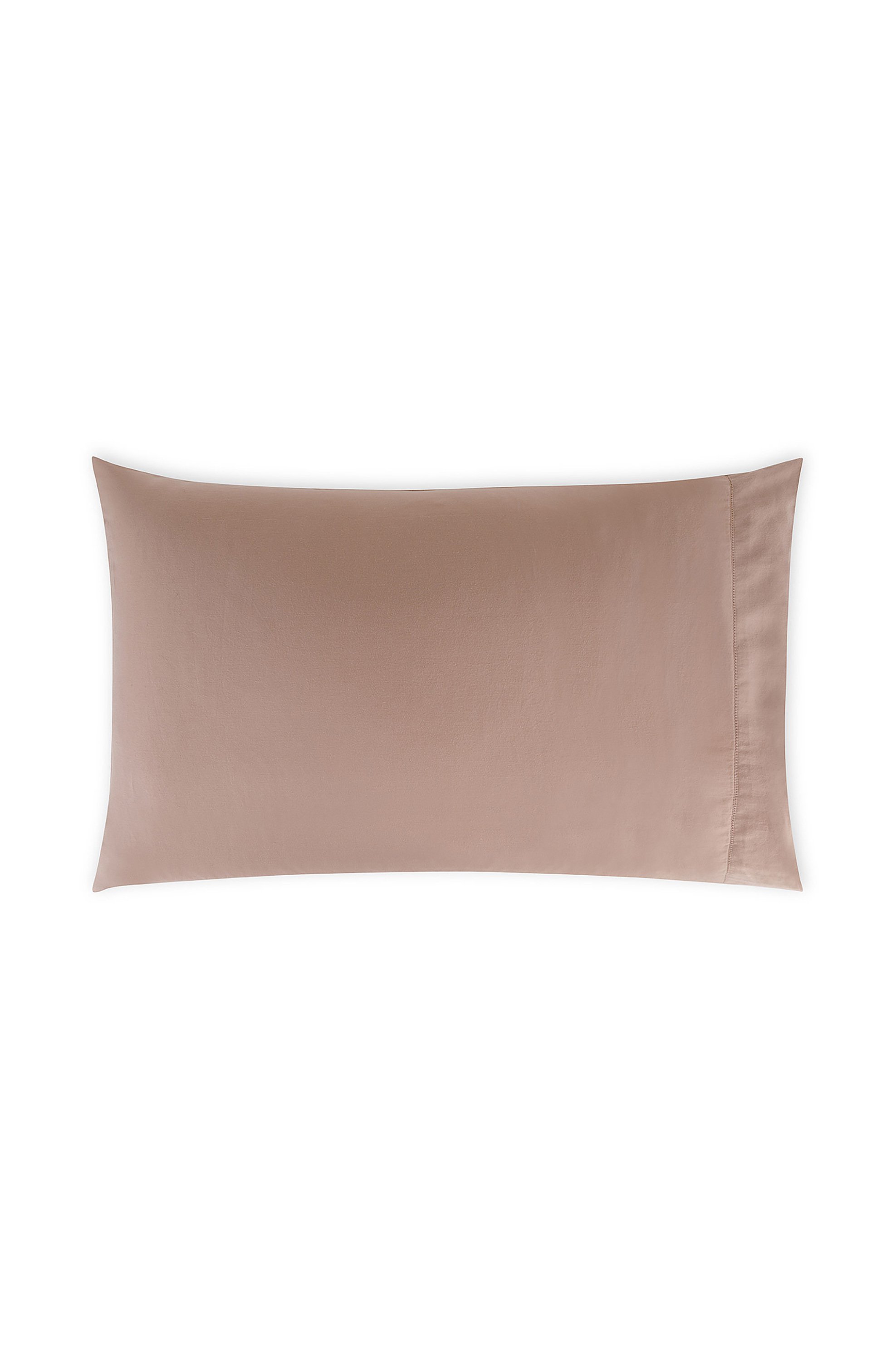COINCASA Coincasa βαμβακερή μαξιλαροθήκη μονόχρωμη 80 x 50 cm - 007218631 Ροζ