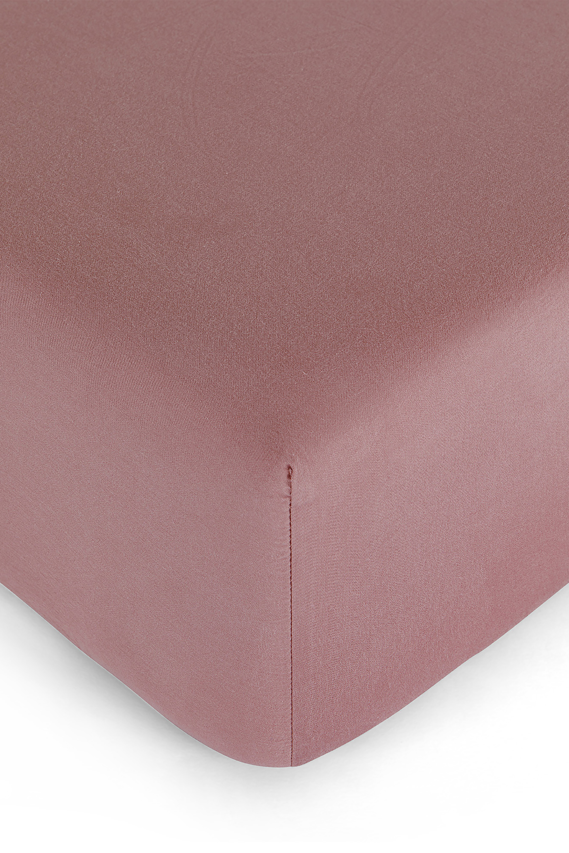 Coincasa σεντόνι διπλό εφαρμοστό μονόχρωμο "Zefiro" 160 x 200 cm - 007242479 Καφέ Ανοιχτό