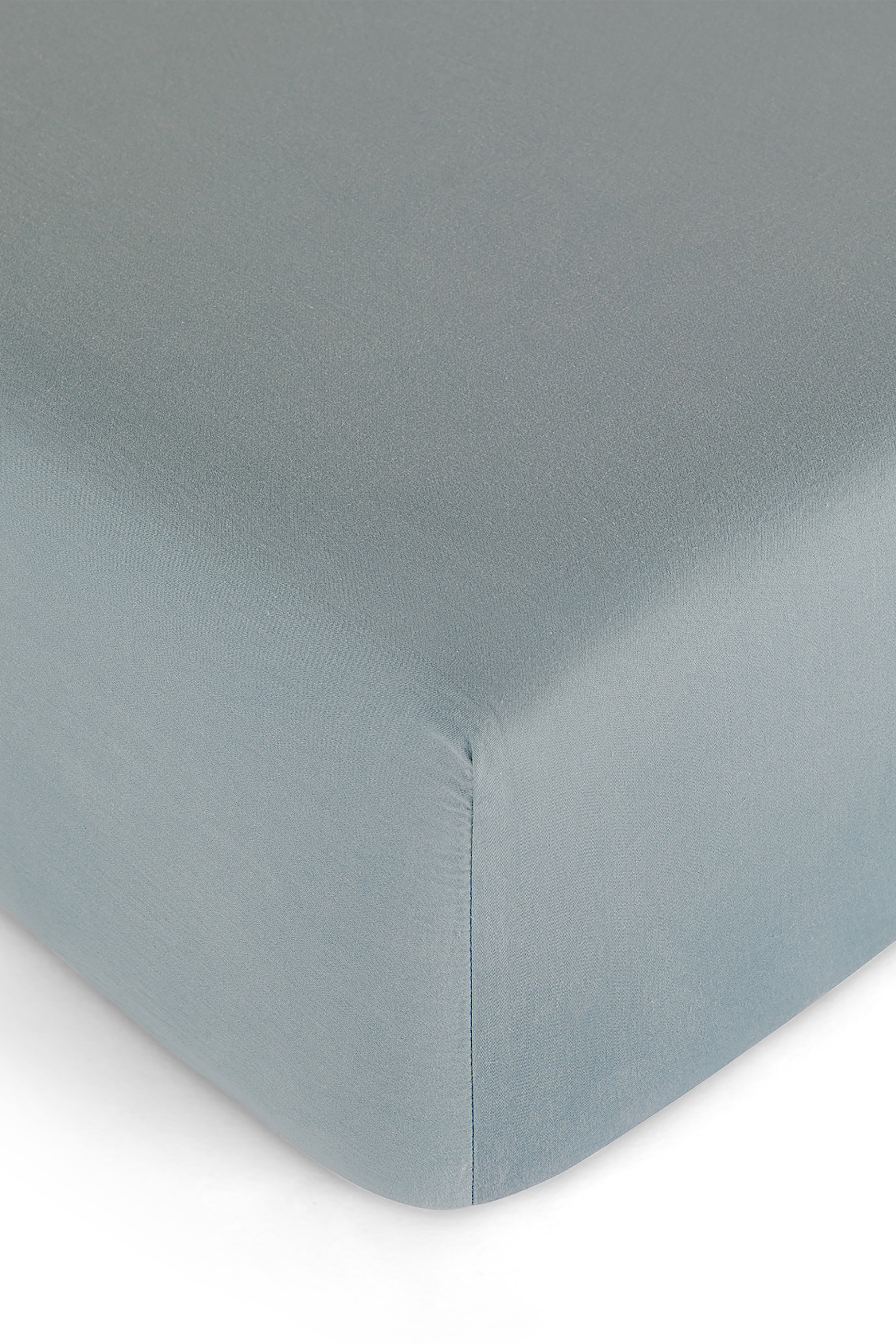 Coincasa σεντόνι διπλό εφαρμοστό μονόχρωμο "Zefiro" 160 x 200 cm - 007242487 Μπλε Ανοιχτό