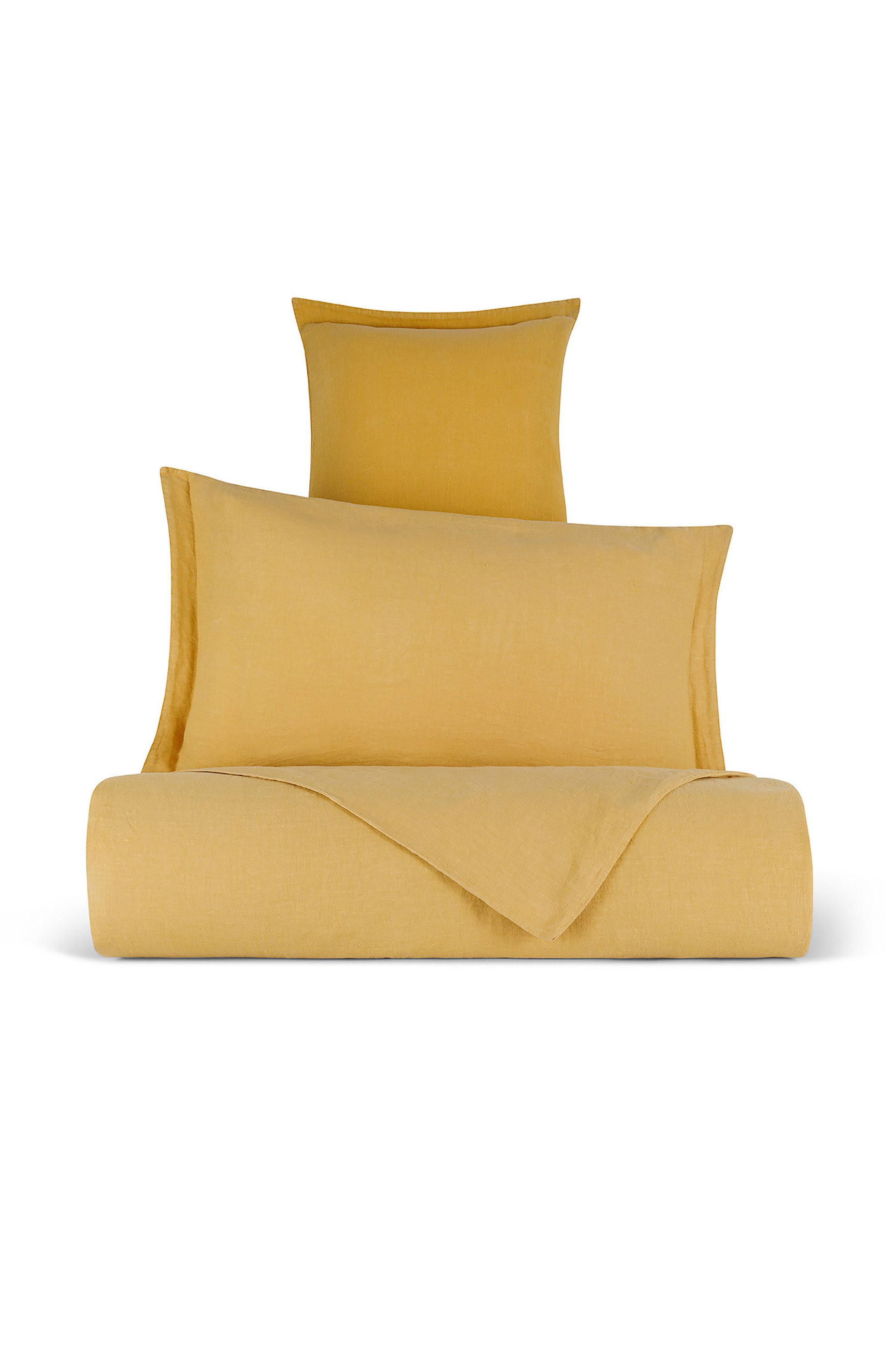 Coincasa σεντόνι υπέρδιπλο μονόχρωμο "Zefiro" 240 x 280 cm - 007242524 Μουσταρδί