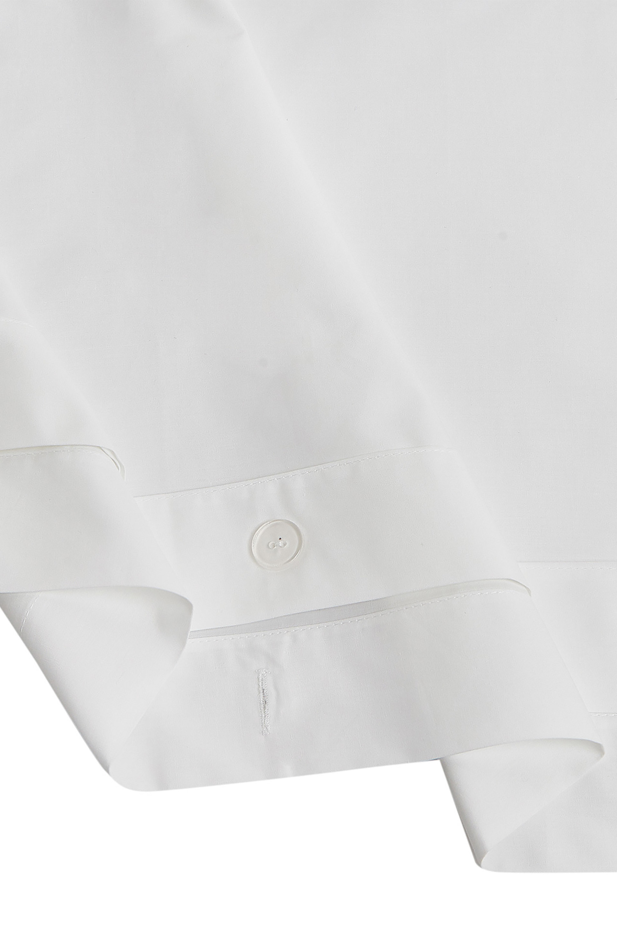 Coincasa παπλωματοθήκη υπέρδιπλη μονόχρωμη με κεντημένες λεπτομέρειες 220 x 240 cm - 006777676 Λευκό φωτογραφία