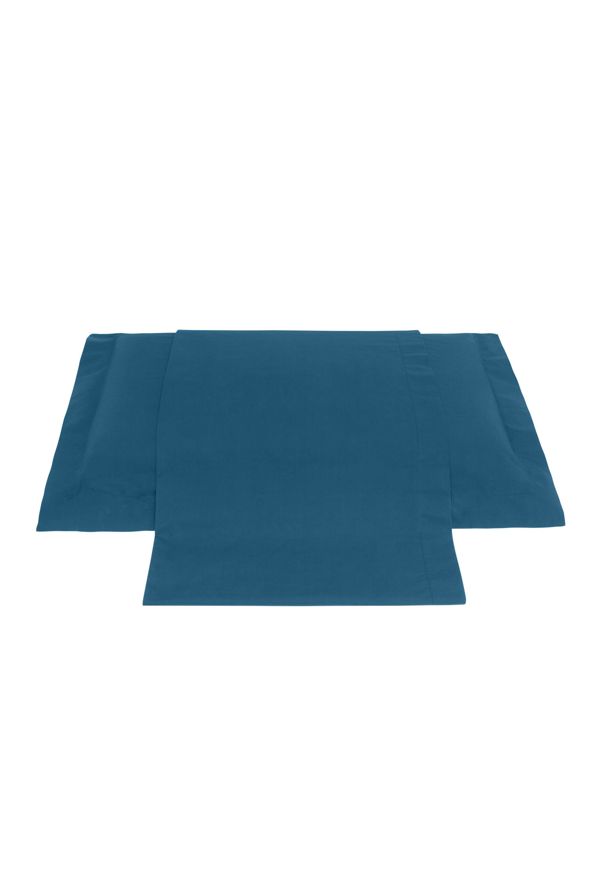 Coincasa σεντόνι king size μονόχρωμο "Zefiro" 240 x 280 cm - 007080647 Πετρόλ