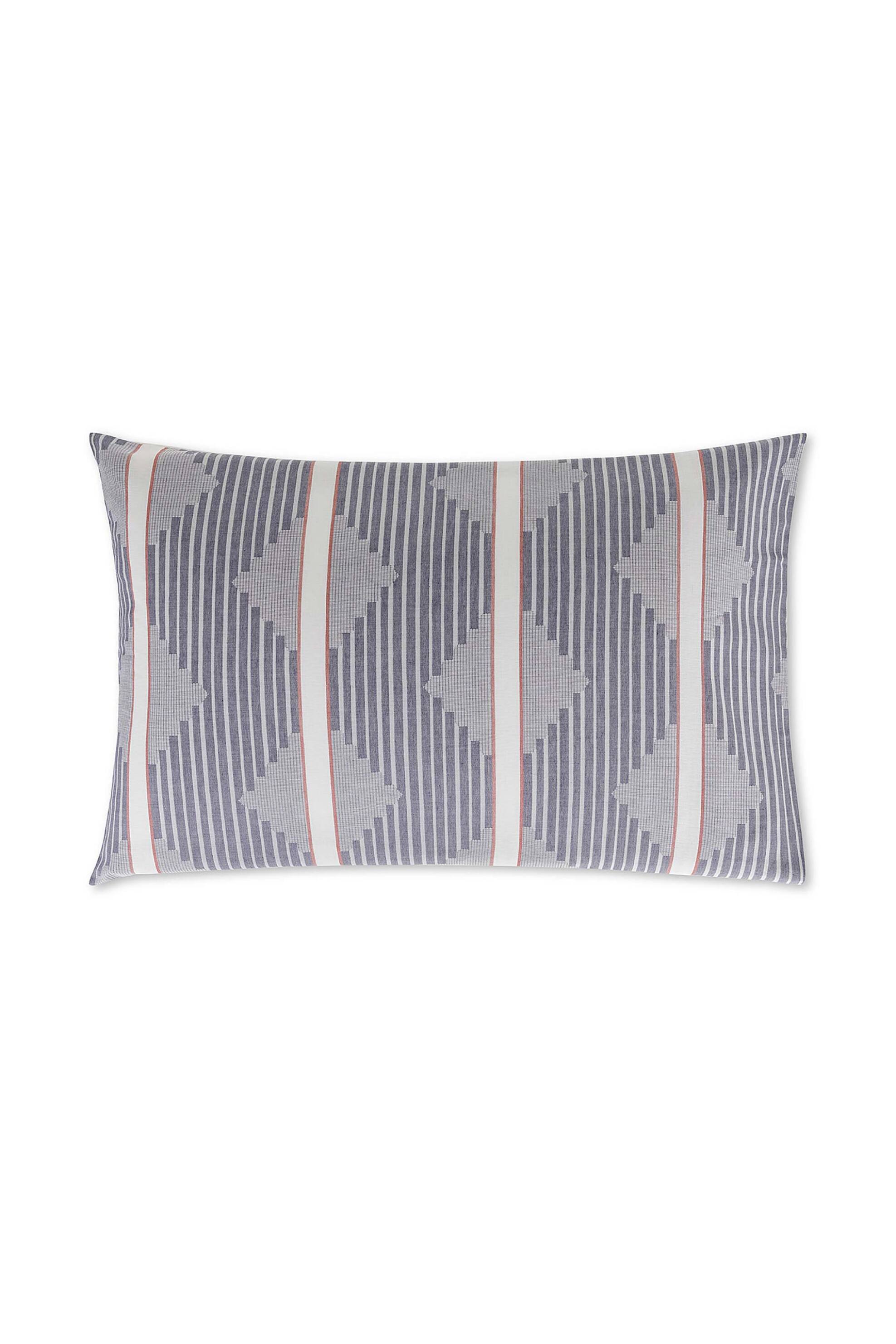 Coincasa μαξιλαροθήκη με γεωμετρικό μοτίβο 50 x 80 cm - 007268948 Γκρι