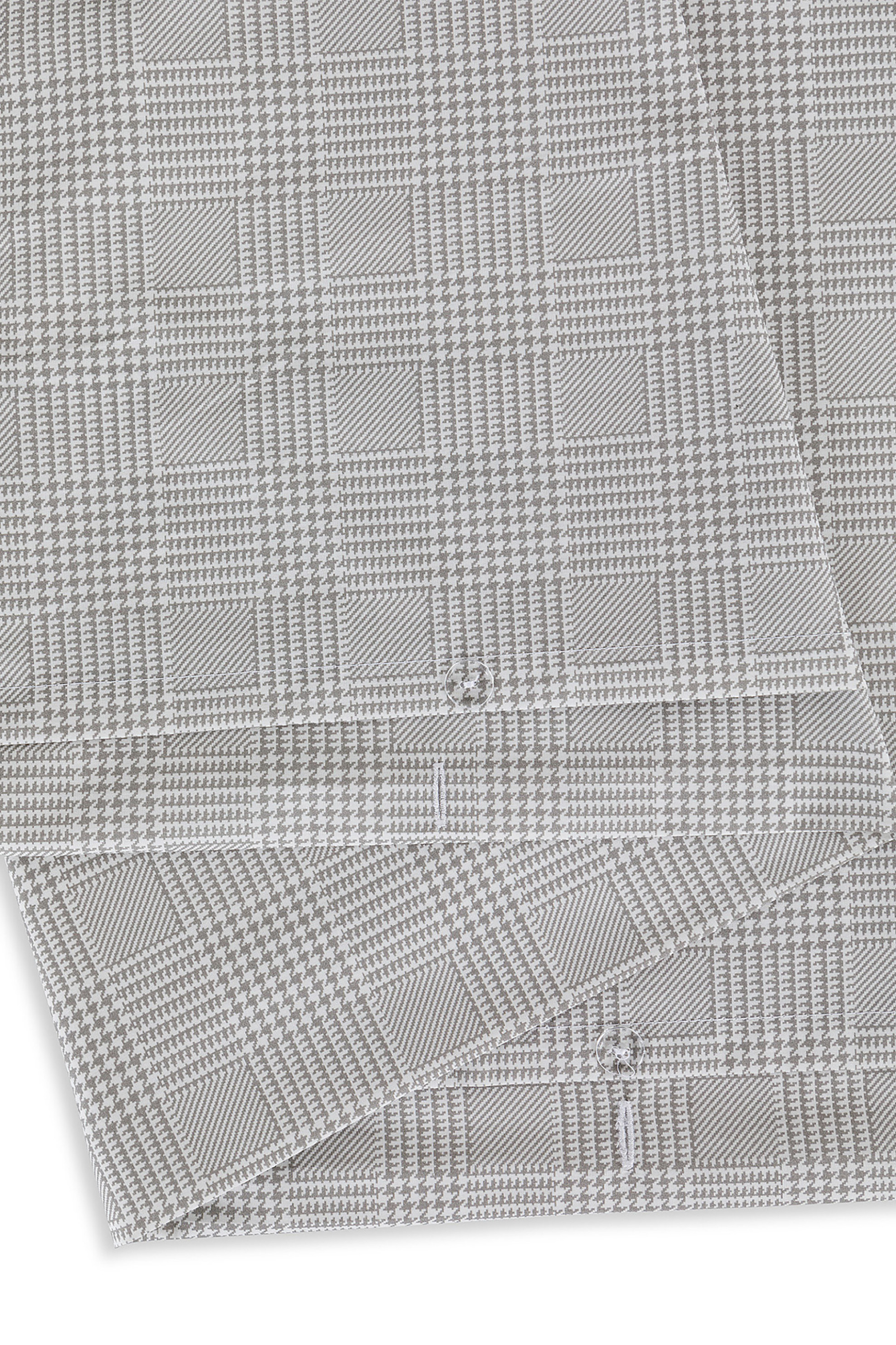 Coincasa παπλωματοθήκη υπέρδιπλη με pied de poule μοτίβο 220 x 240 cm - 007269969 Γκρι φωτογραφία