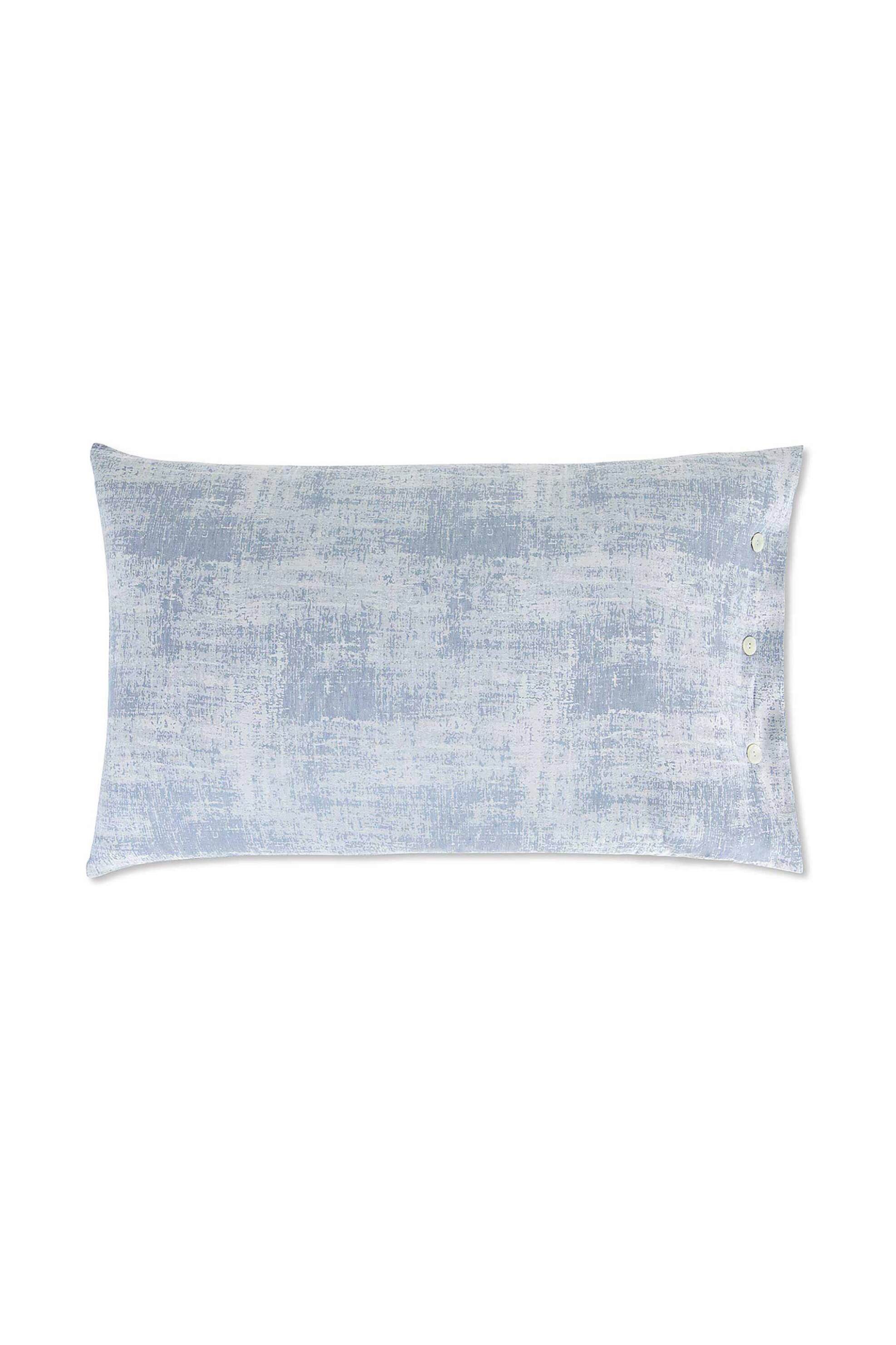 Coincasa μαξιλαροθήκη από λινό με all-over denim effect 80 x 50 cm - 007358007