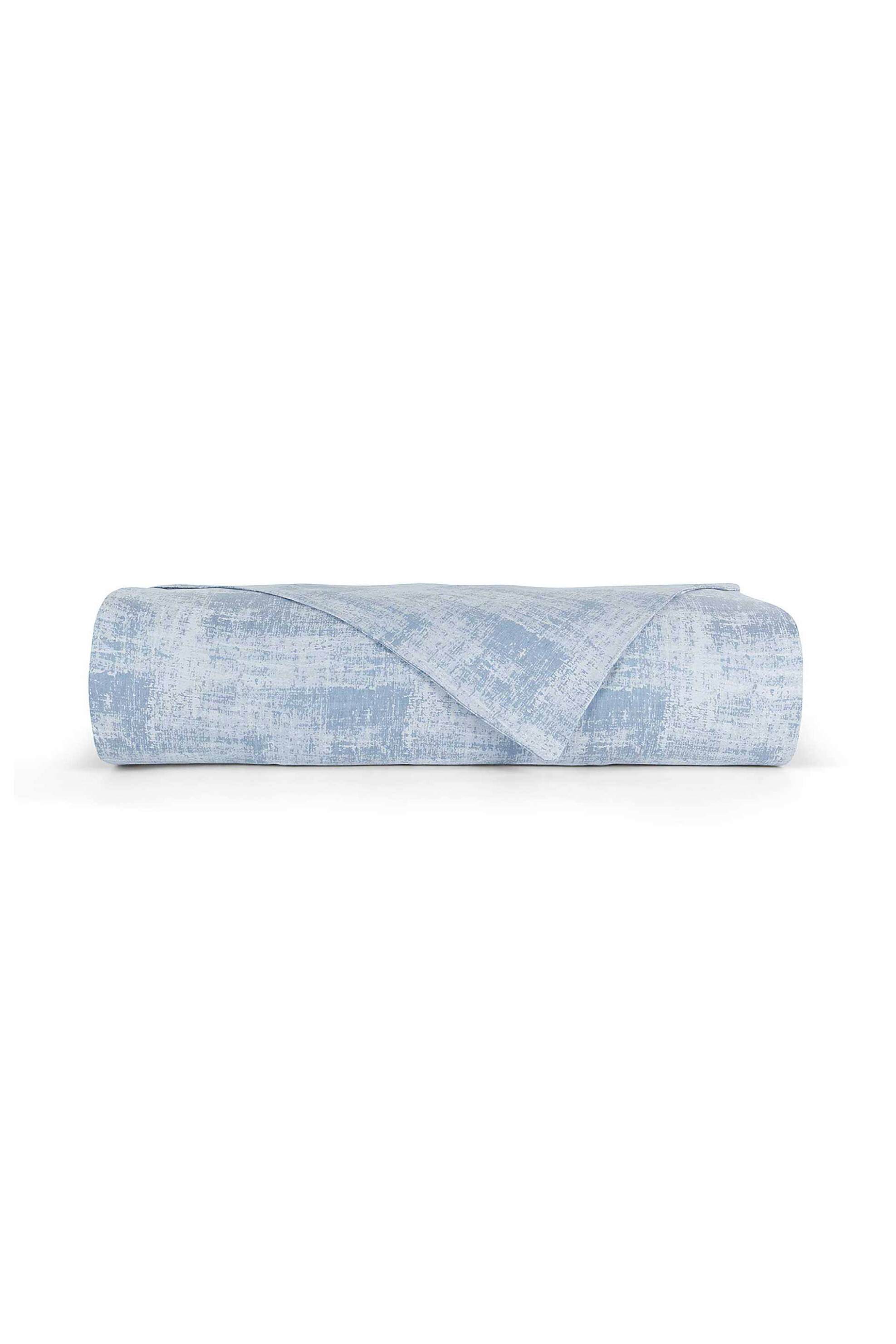 COINCASA Coincasa παπλωματοθήκη διπλή από λινό με all-over denim effect 240 x 220 cm - 007358008 Γαλάζιο