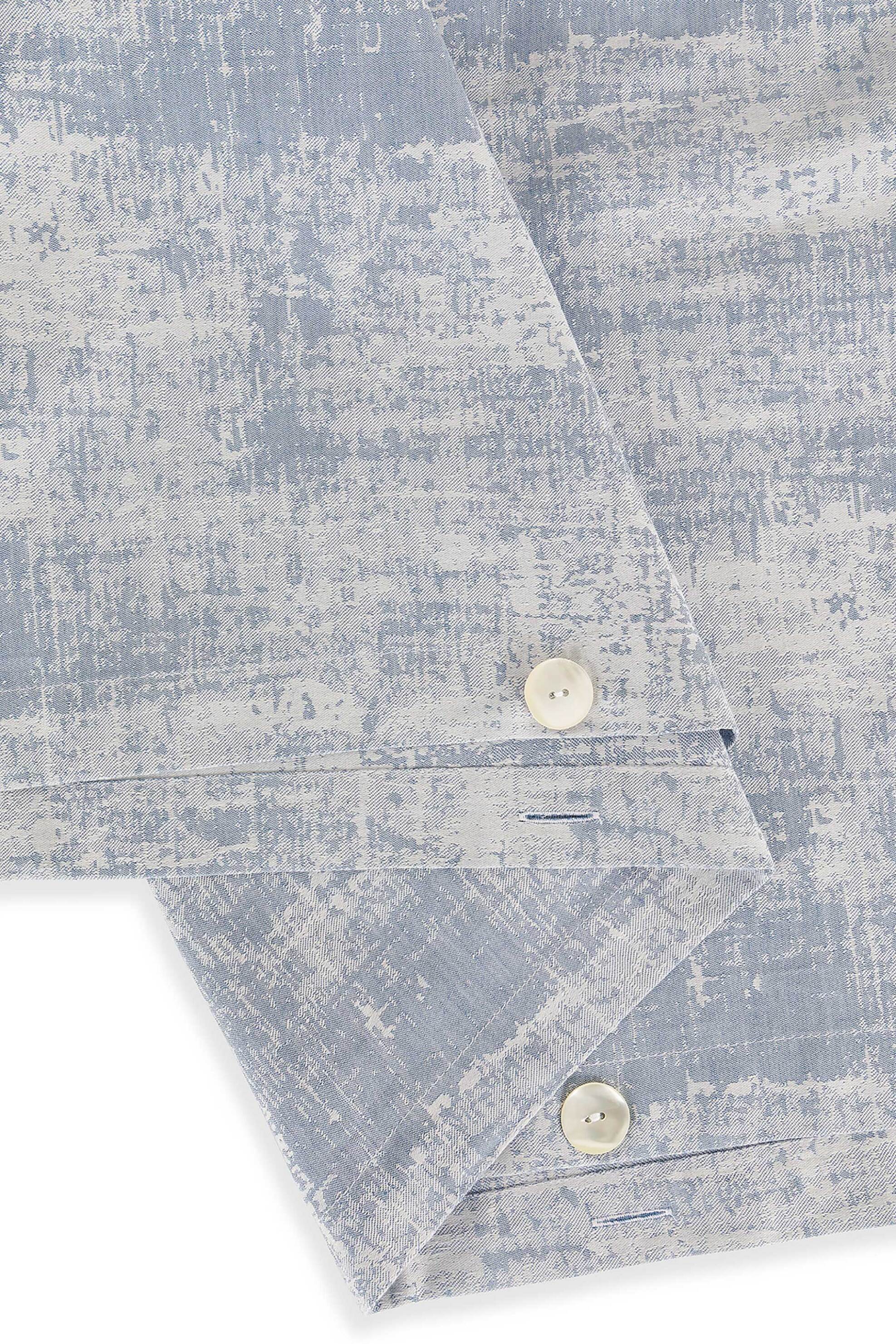 Coincasa παπλωματοθήκη διπλή από λινό με all-over denim effect 240 x 220 cm - 007358008 Γαλάζιο φωτογραφία