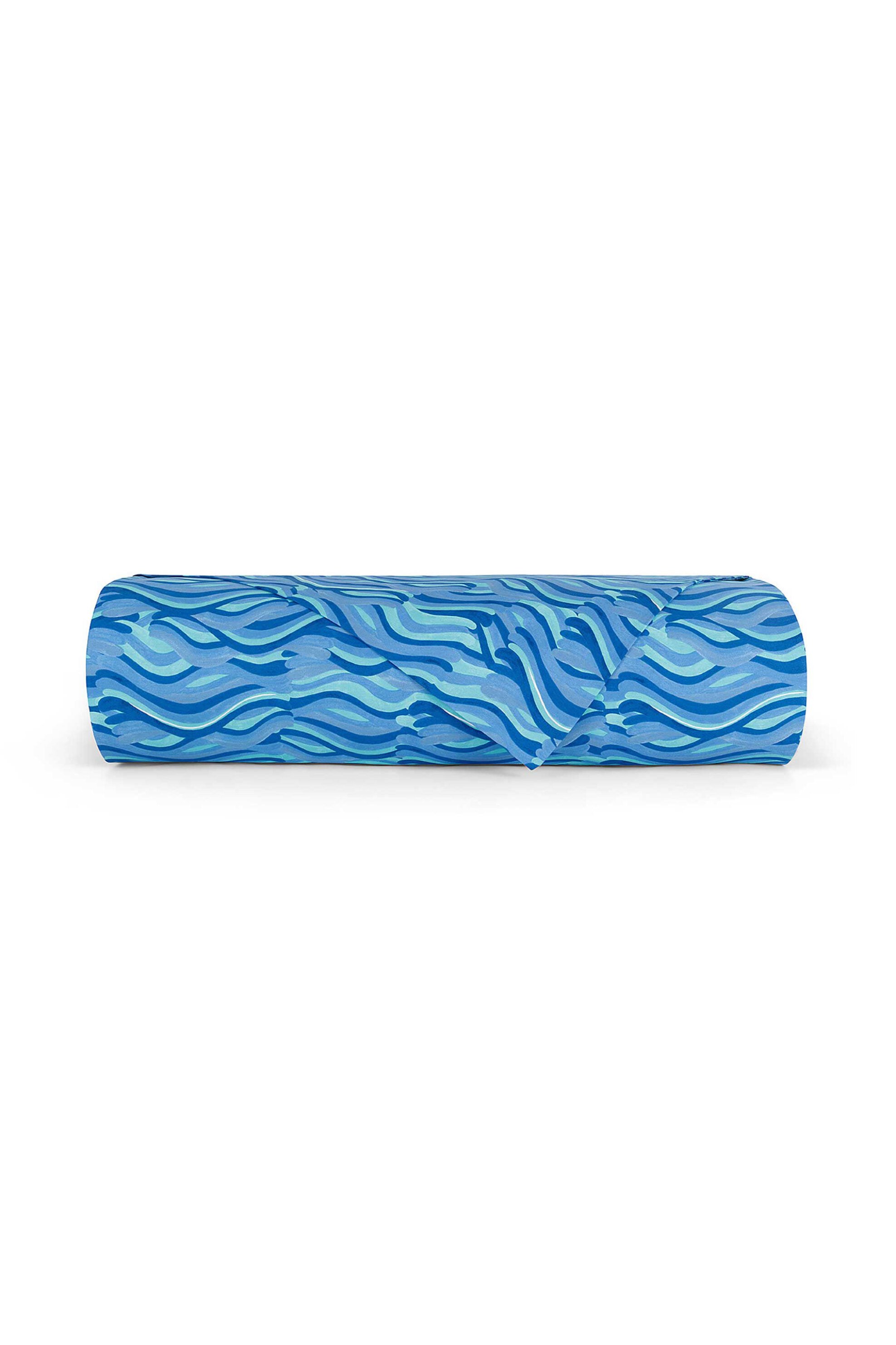 Coincasa σεντόνι ημίδιπλο βαμβακερό με all-over wave print 280 x 200 cm - 007357946 Μπλε