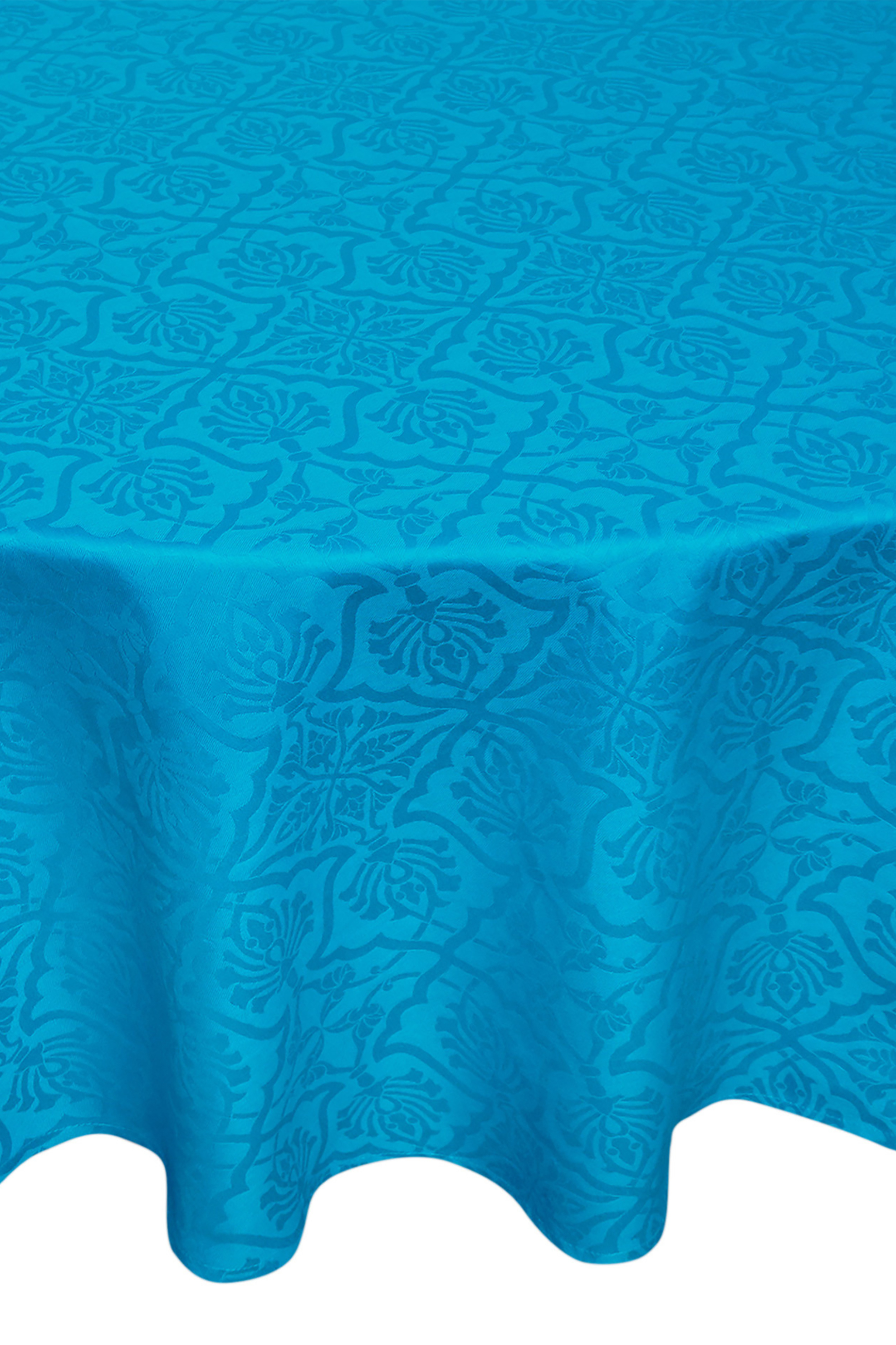 Coincasa σετ τραπεζομάντηλο στρογγυλό και πετσέτες με ton-sur-ton print - 006549885 Μπλε 2-7054004669|EE1664|