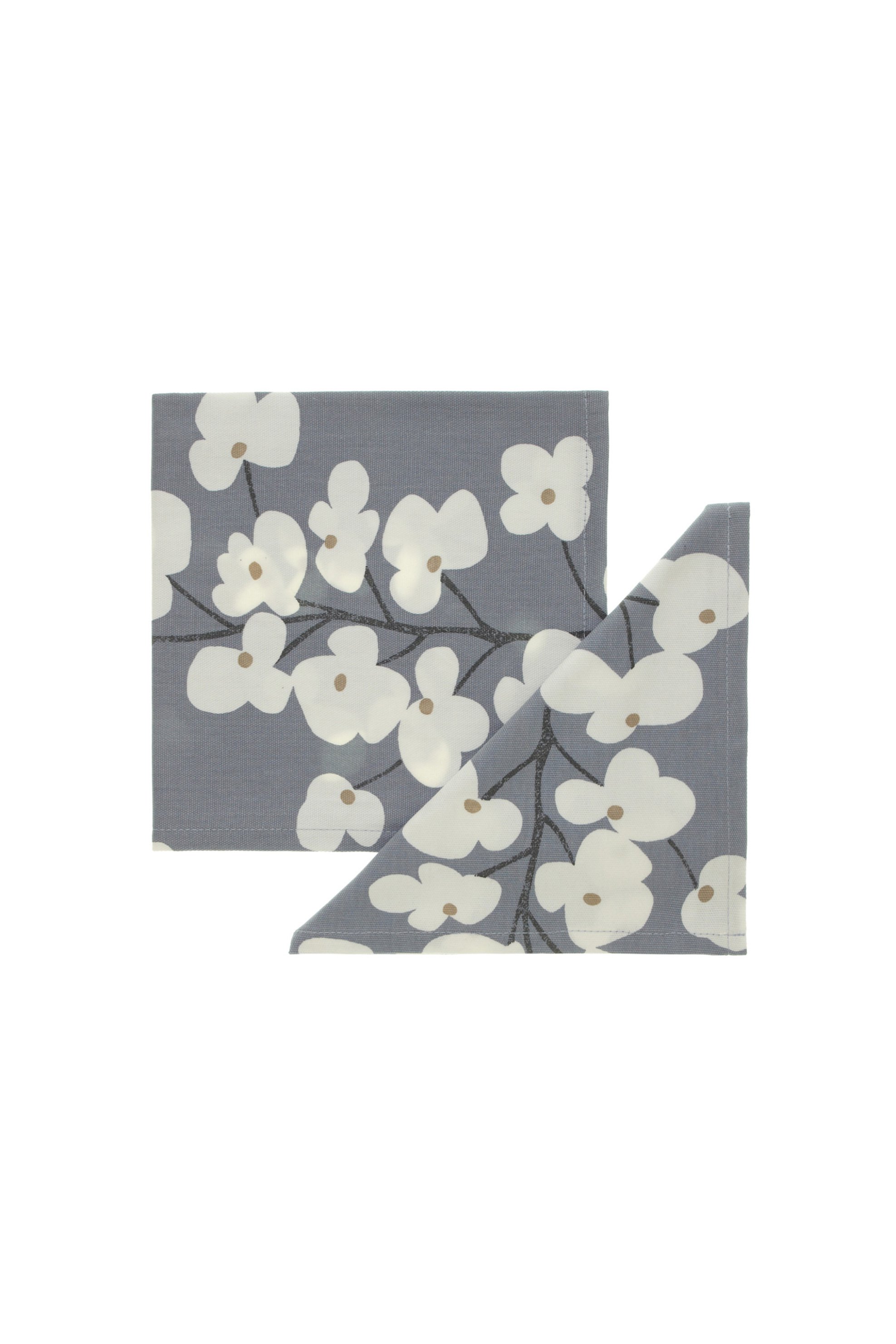 COINCASA Σετ πετσέτες κουζίνας με floral σχέδιο 42 χ 42 cm Coincasa - 000493009 Πορτοκαλί