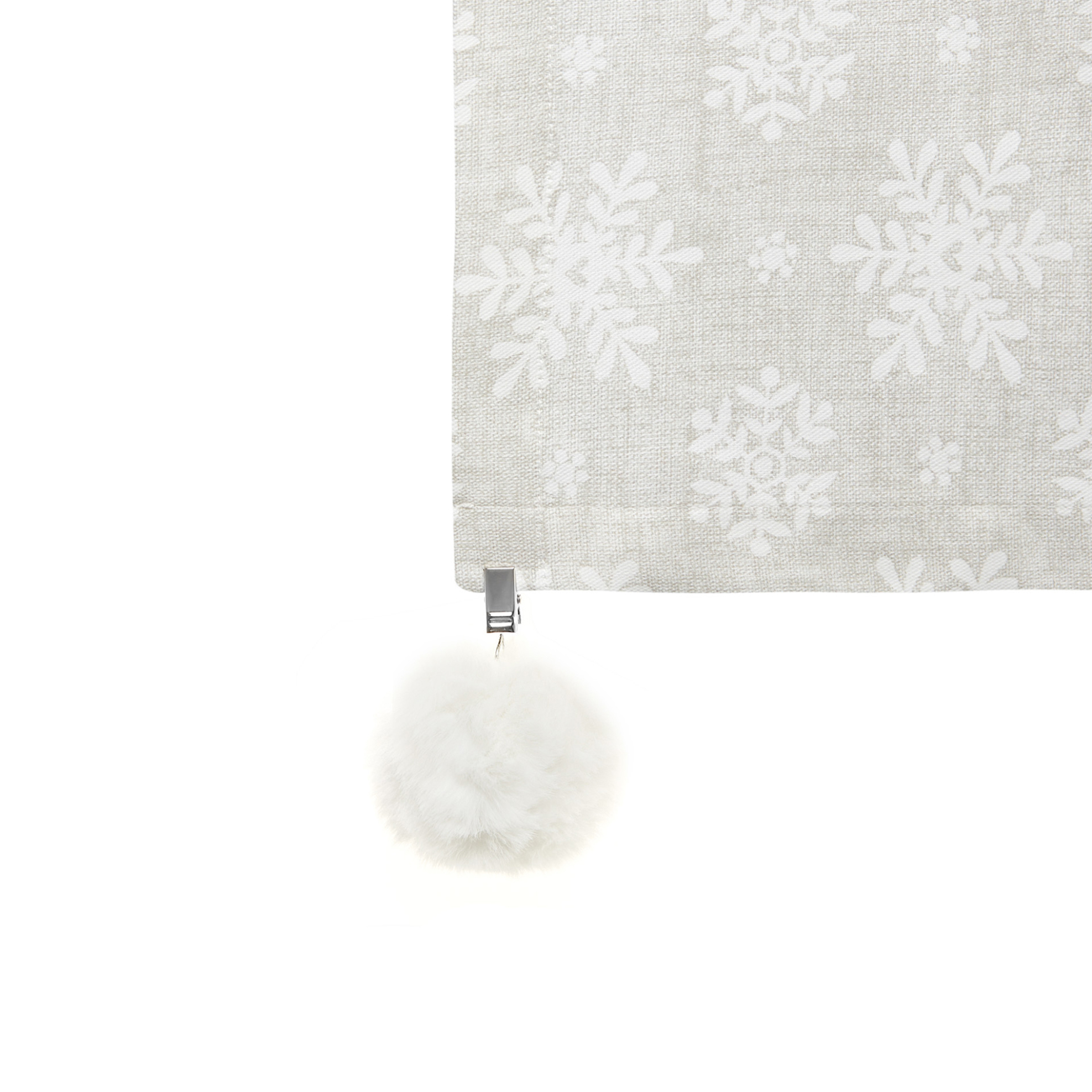 Coincasa σετ 2 διακοσμητικά μανταλάκια κουζίνας με πον-πον 8 cm - 006666199 Κίτρινο φωτογραφία