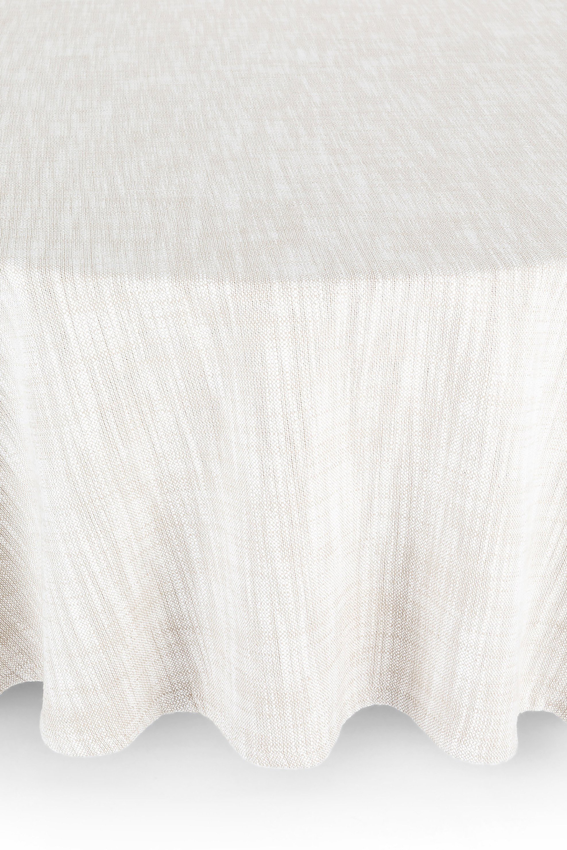 Coincasa τραπεζομάντηλο ροτόντας μονόχρωμο 180 cm - 007155722 Εκρού