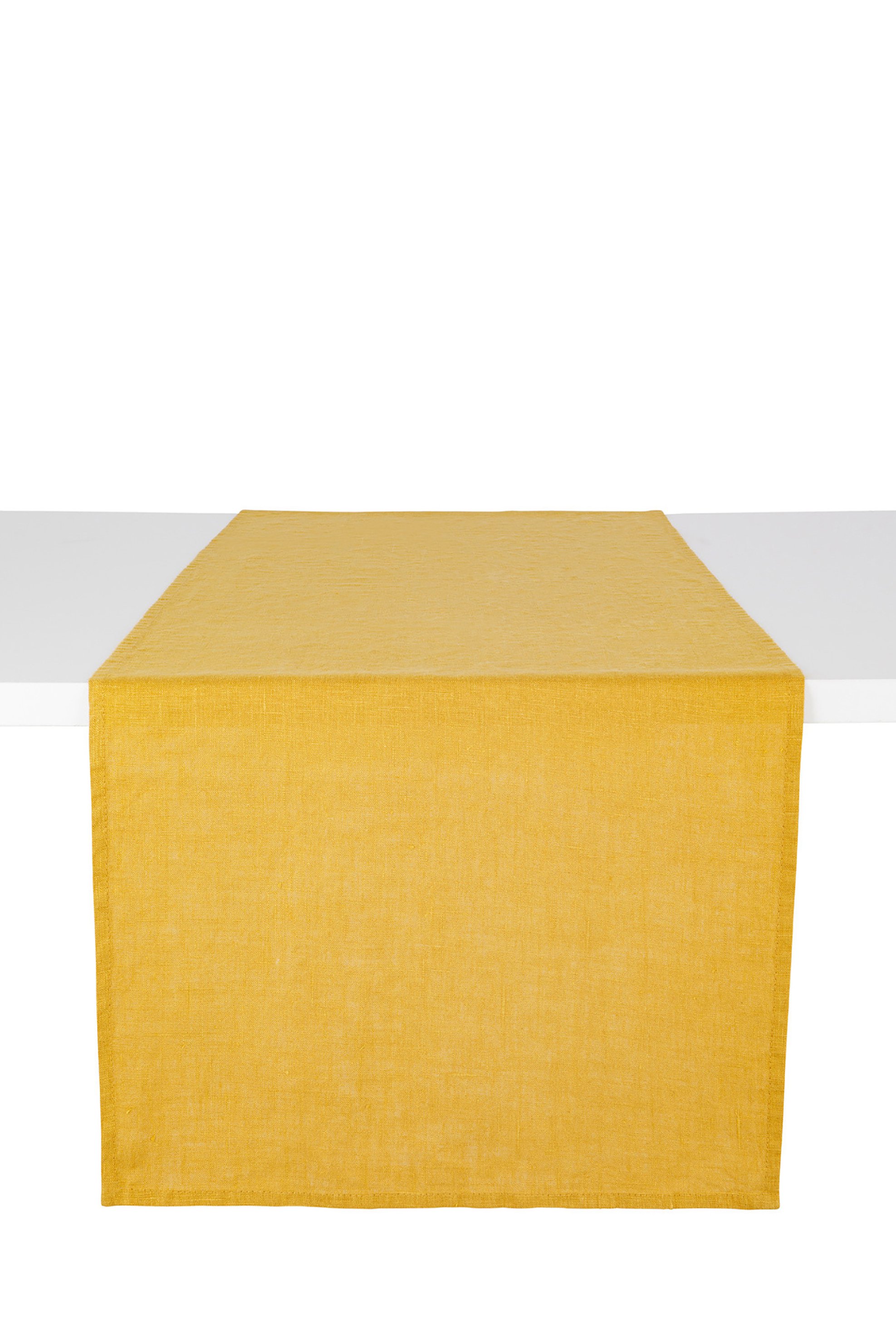 COINCASA Coincasa ράνερ μονόχρωμο "Linen Joy" 40 χ 150 cm - 007219353 Μουσταρδί
