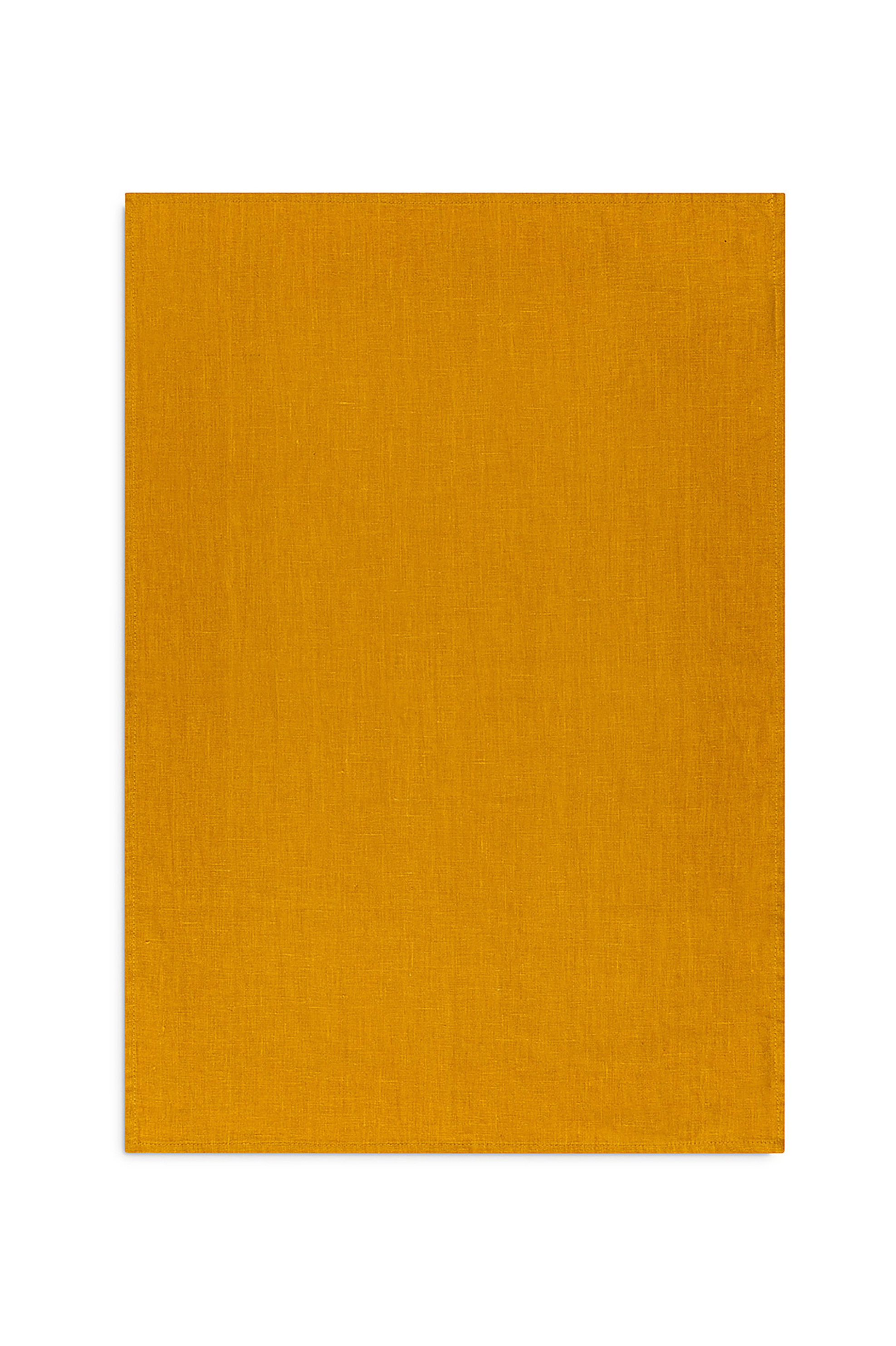 Coincasa πετσέτα κουζίνας μονόχρωμη "Linen Joy" 70 x 50 cm - 007219377 Κίτρινο φωτογραφία