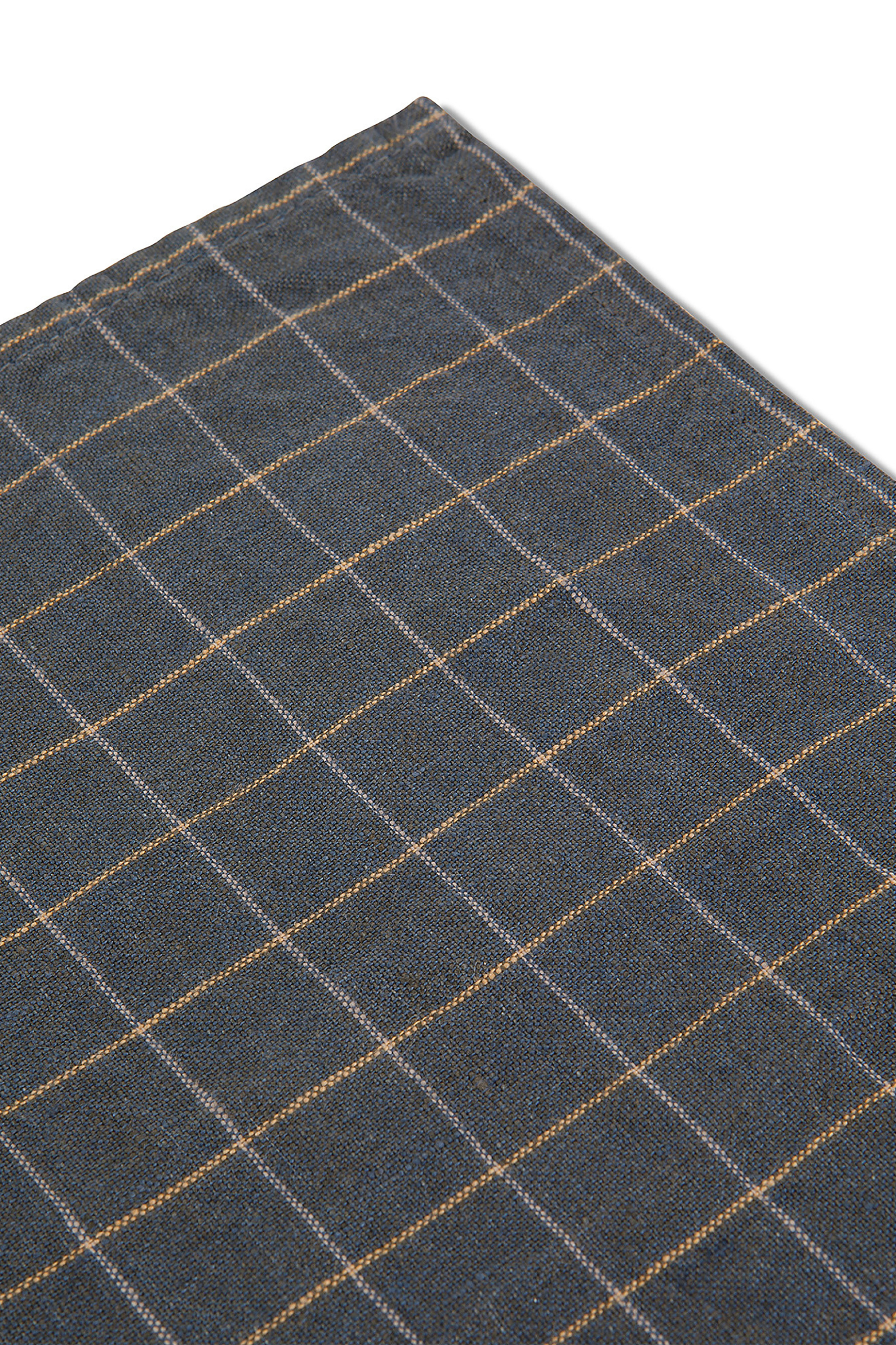 Coincasa σουπλά λινό με καρό σχέδιο 35 x 50 cm - 007254042 Ανθρακί φωτογραφία