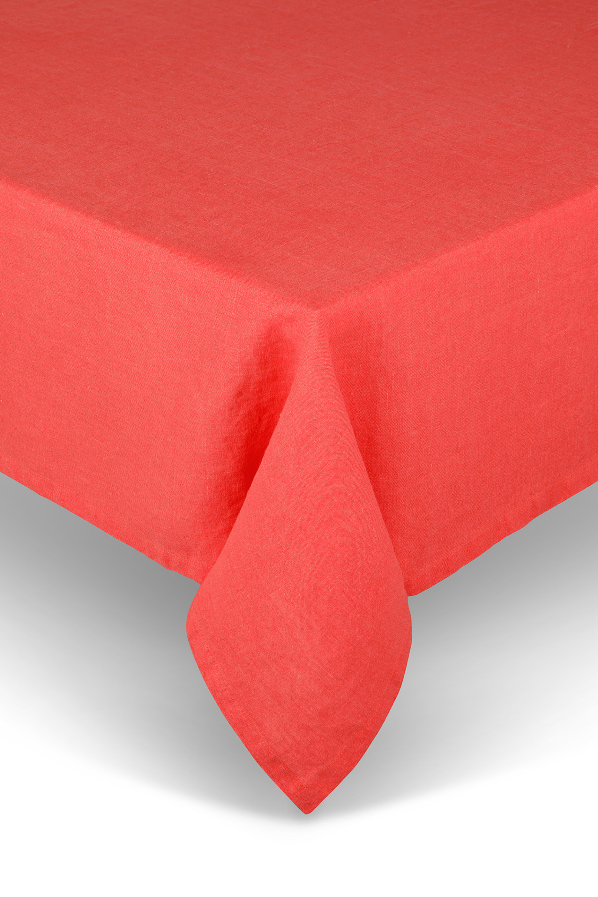 Coincasa τραπεζομάντηλο λινό μονόχρωμο "Coral" 140 χ 300 cm - 007248659 Κοραλί φωτογραφία