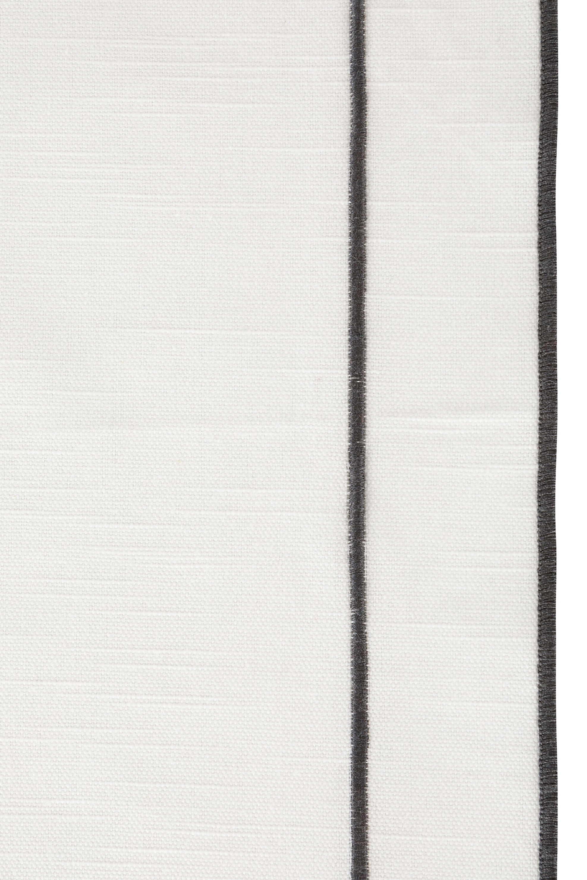Coincasa ράνερ με contrast ρίγες στο τελείωμα "Marta" 45 x 140 cm - 007249086 Λευκό φωτογραφία