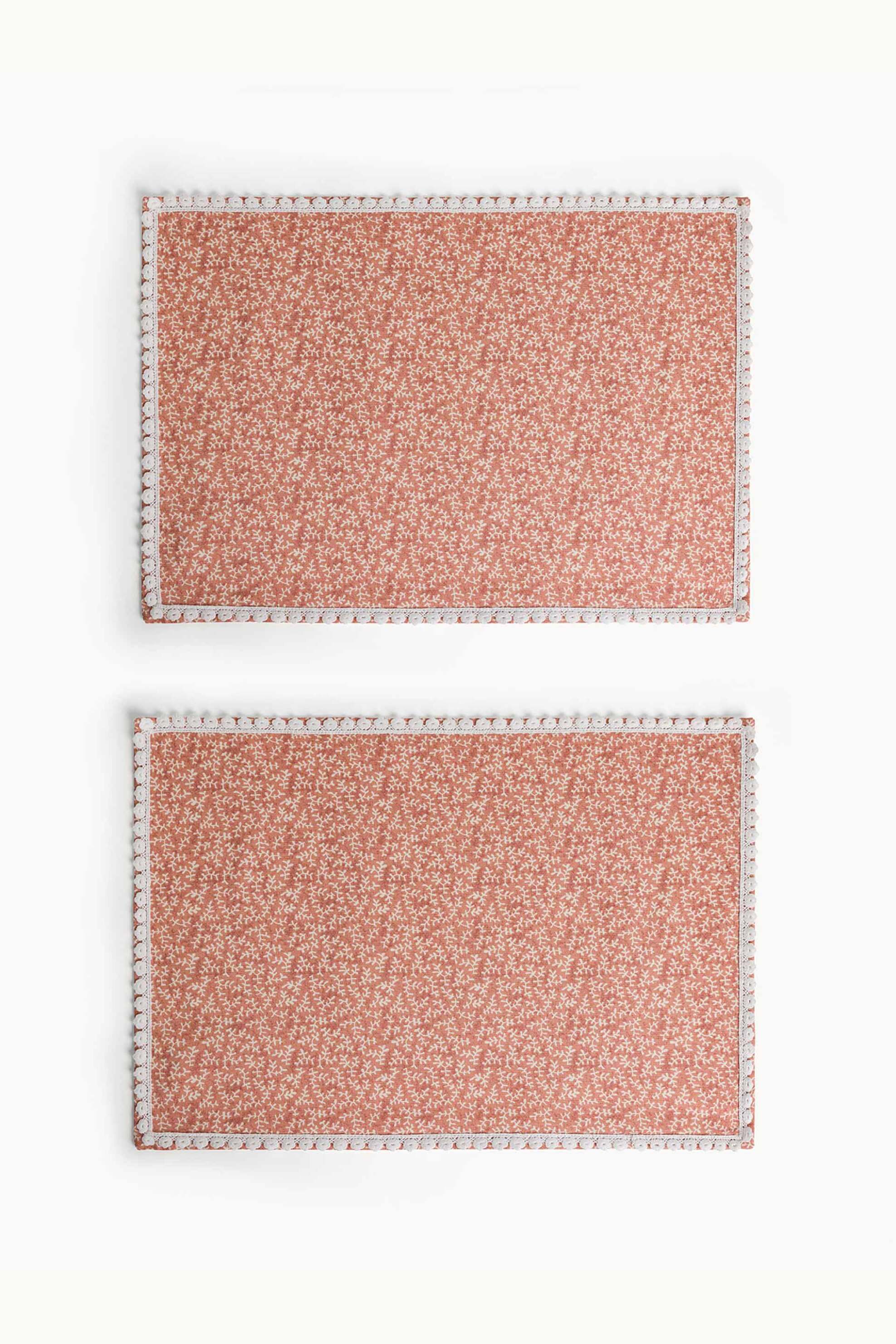 Coincasa σετ σουπλά με all-over print (2 τεμάχια) - 007467294 Ροζ