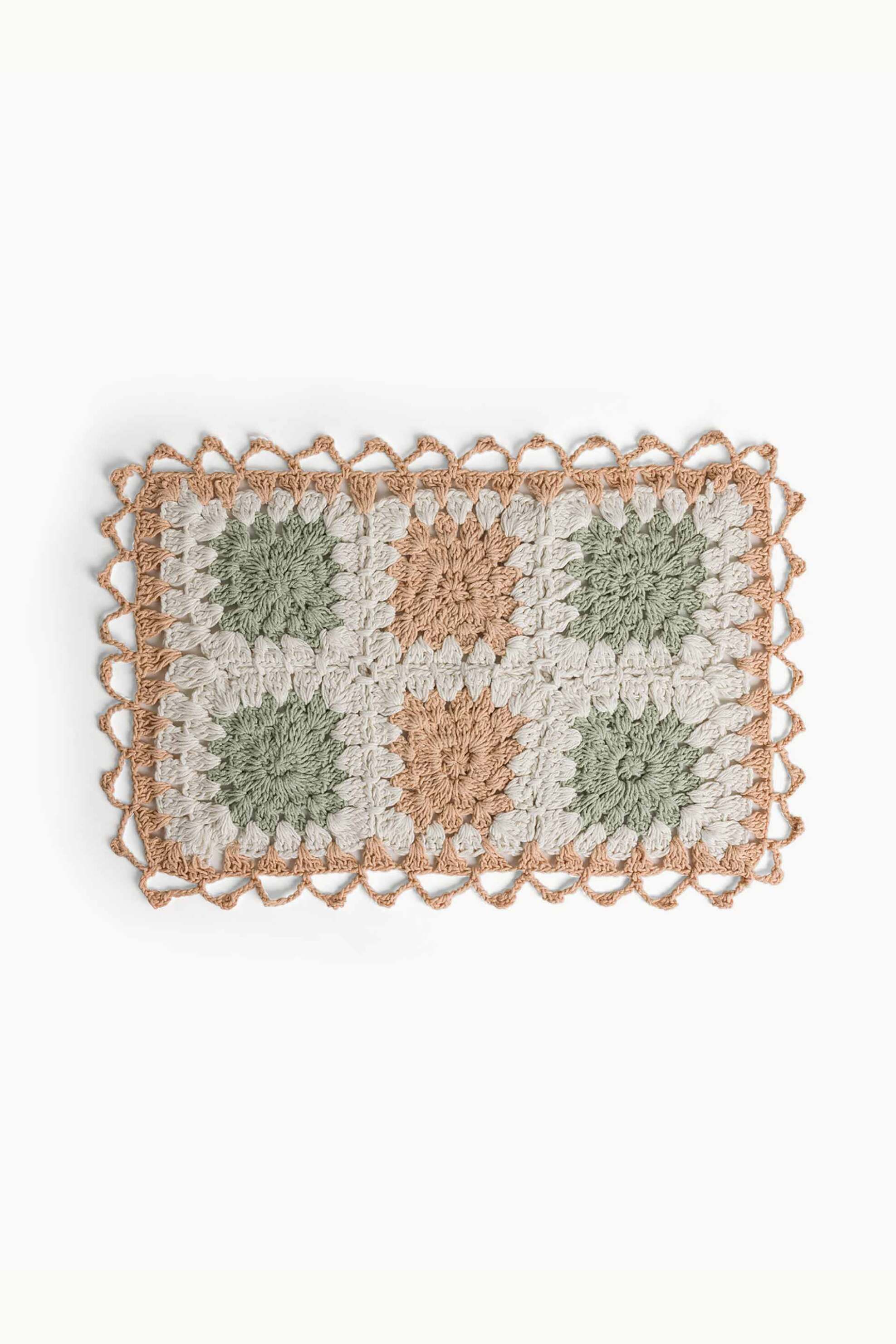 Coincasa σουπλά με πλεκτό σχέδιο 50 x 35 cm - 007465764 Πολύχρωμο