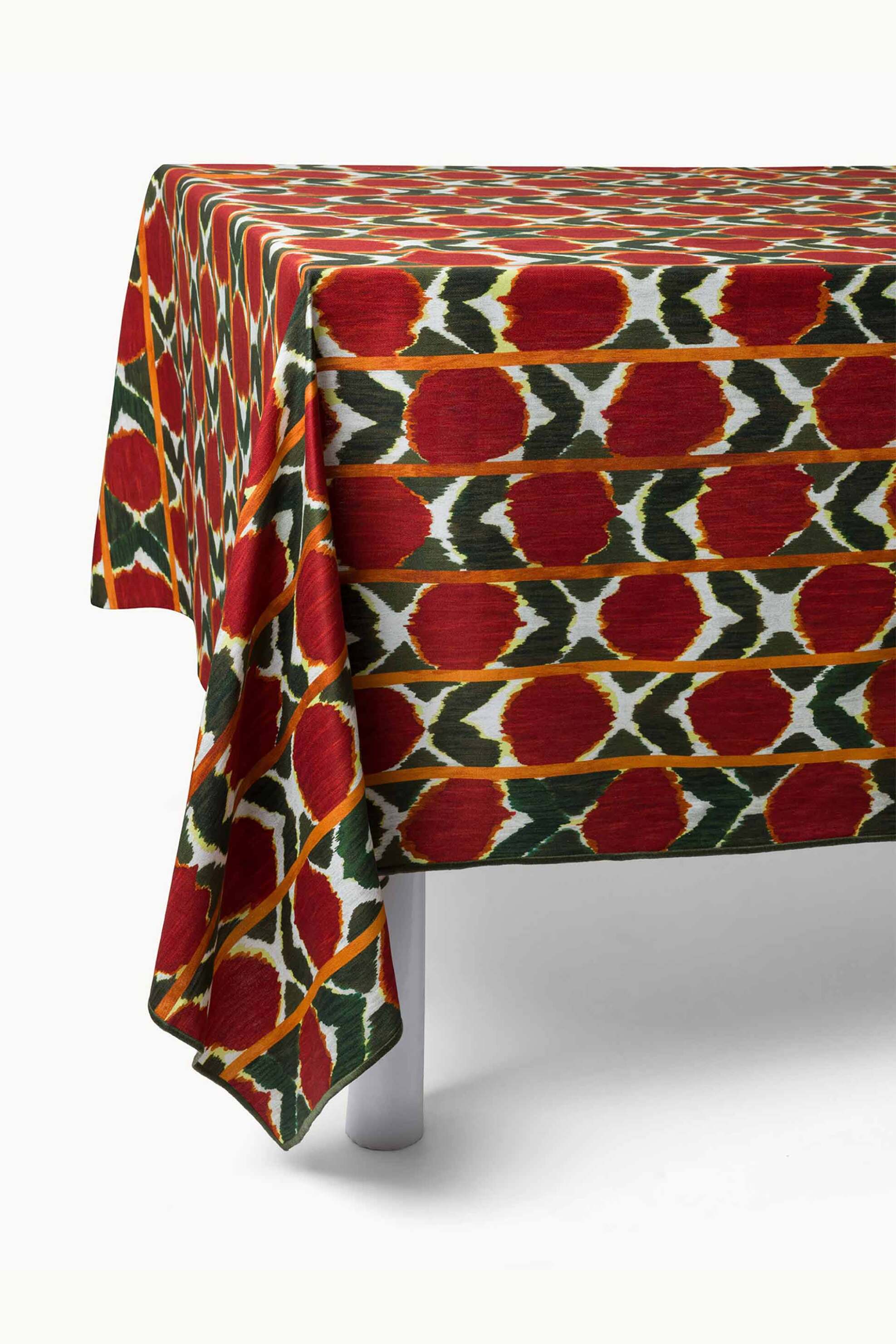 COINCASA Coincasa τραπεζομάντηλο με all-over print 250 x 140 cm - 007469549 Κόκκινο