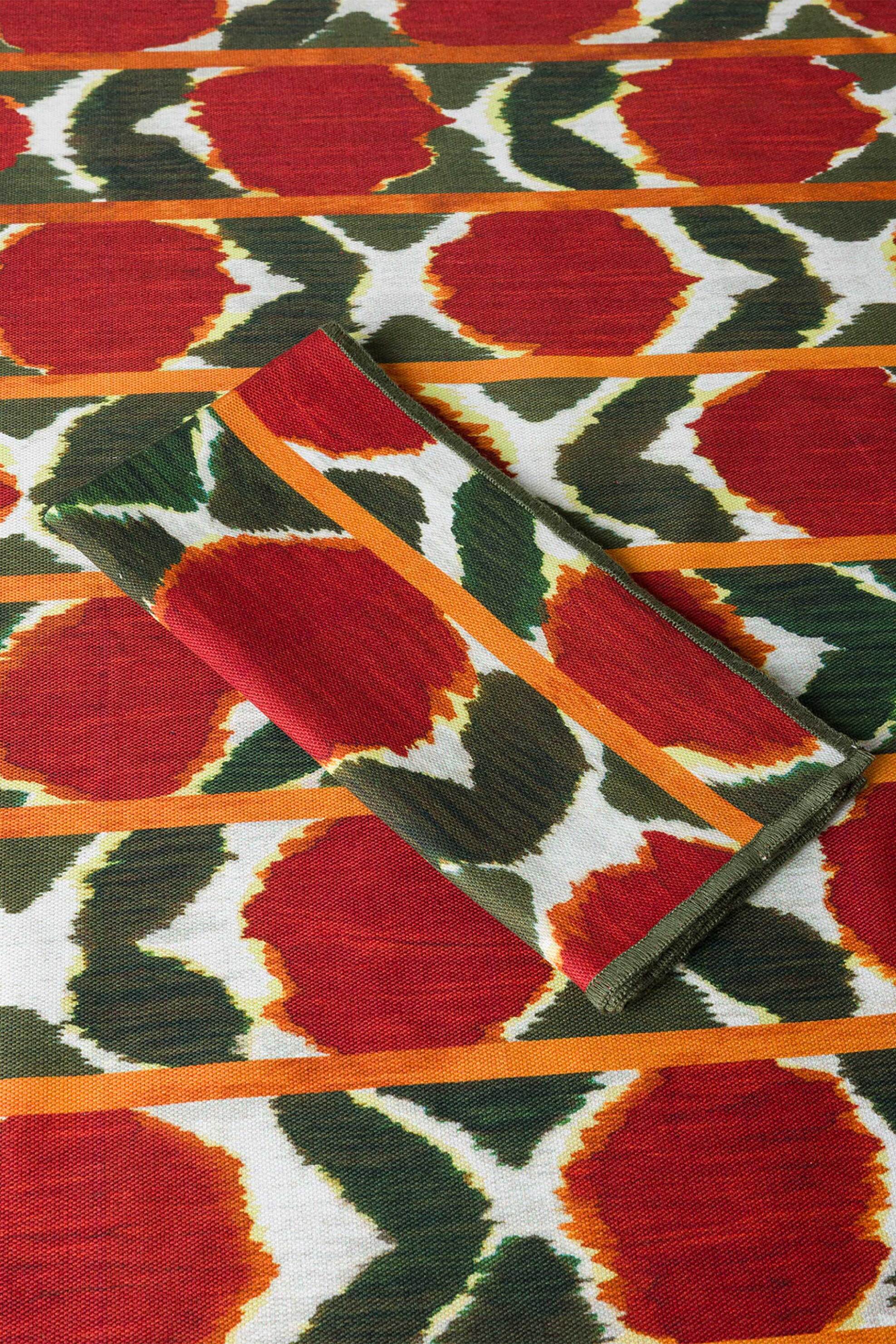 Coincasa τραπεζομάντηλο με all-over print 300 x 160 cm - 007469551 Κόκκινο φωτογραφία