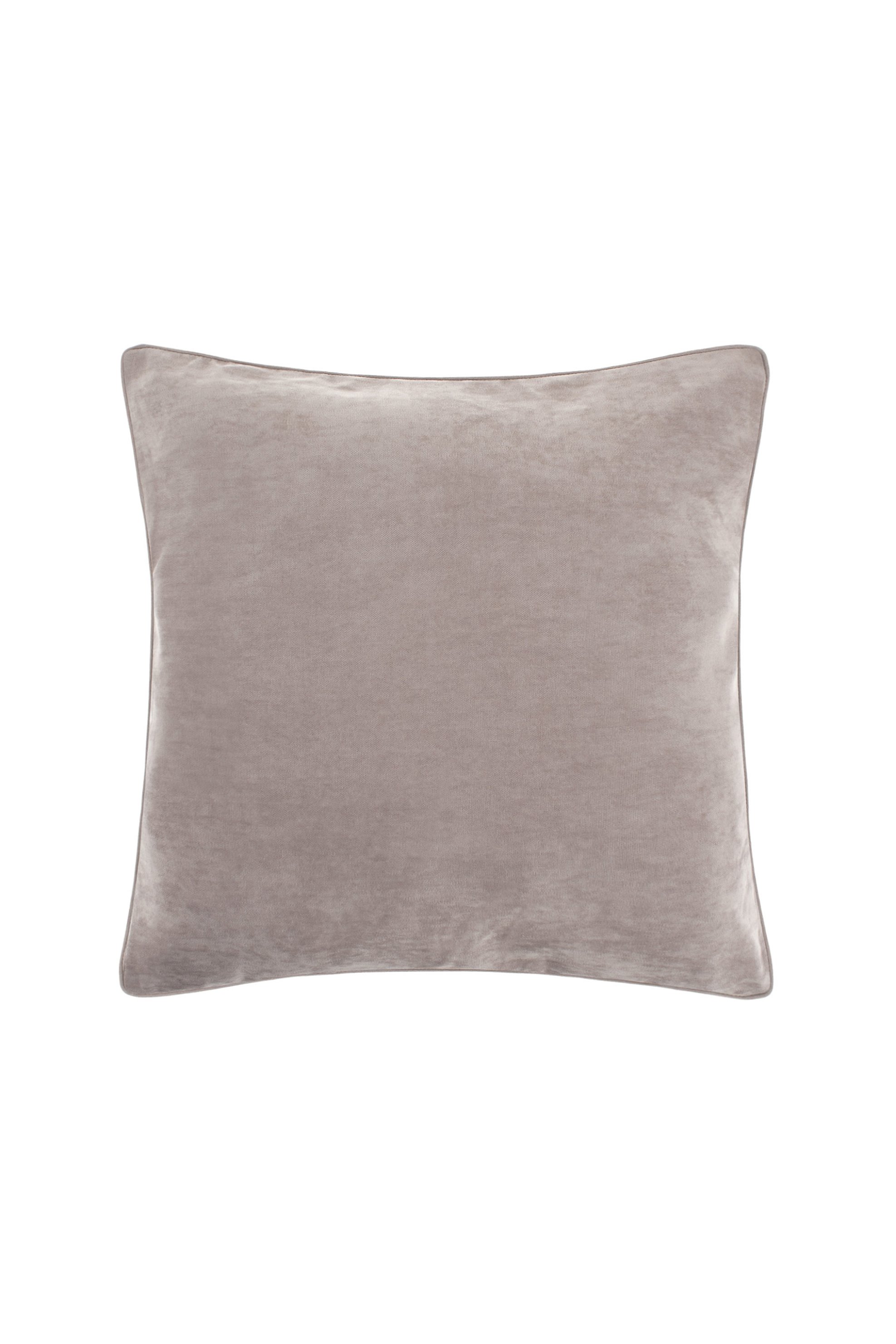COINCASA Coincasa διακοσμητικό μαξιλάρι με βελούδινη υφή 45 x 45 cm - 006661528 Γκρι