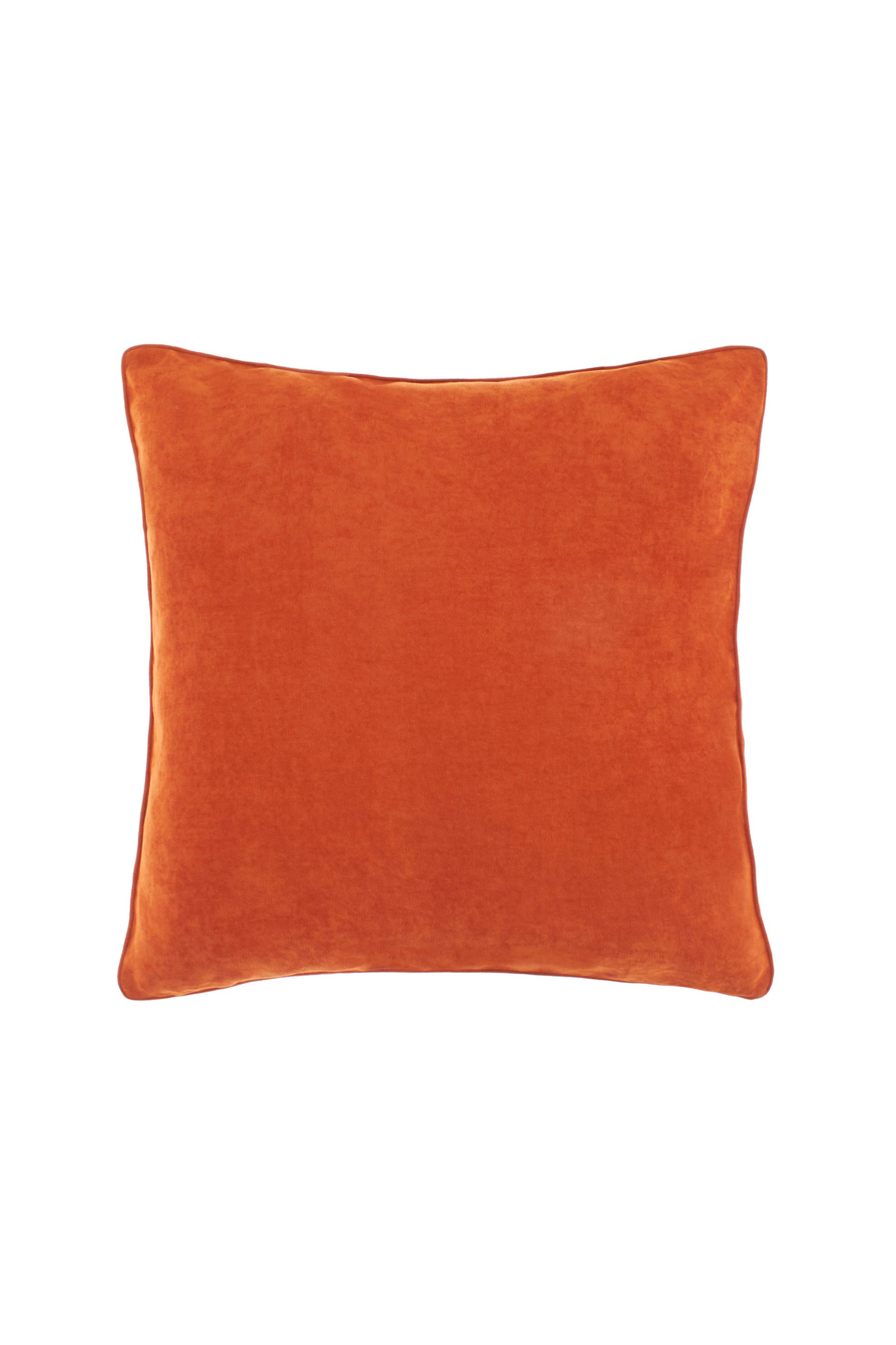 Coincasa διακοσμητικό μαξιλάρι με βελούδινη υφή 45 x 45 cm - 006661530 Πορτοκαλί