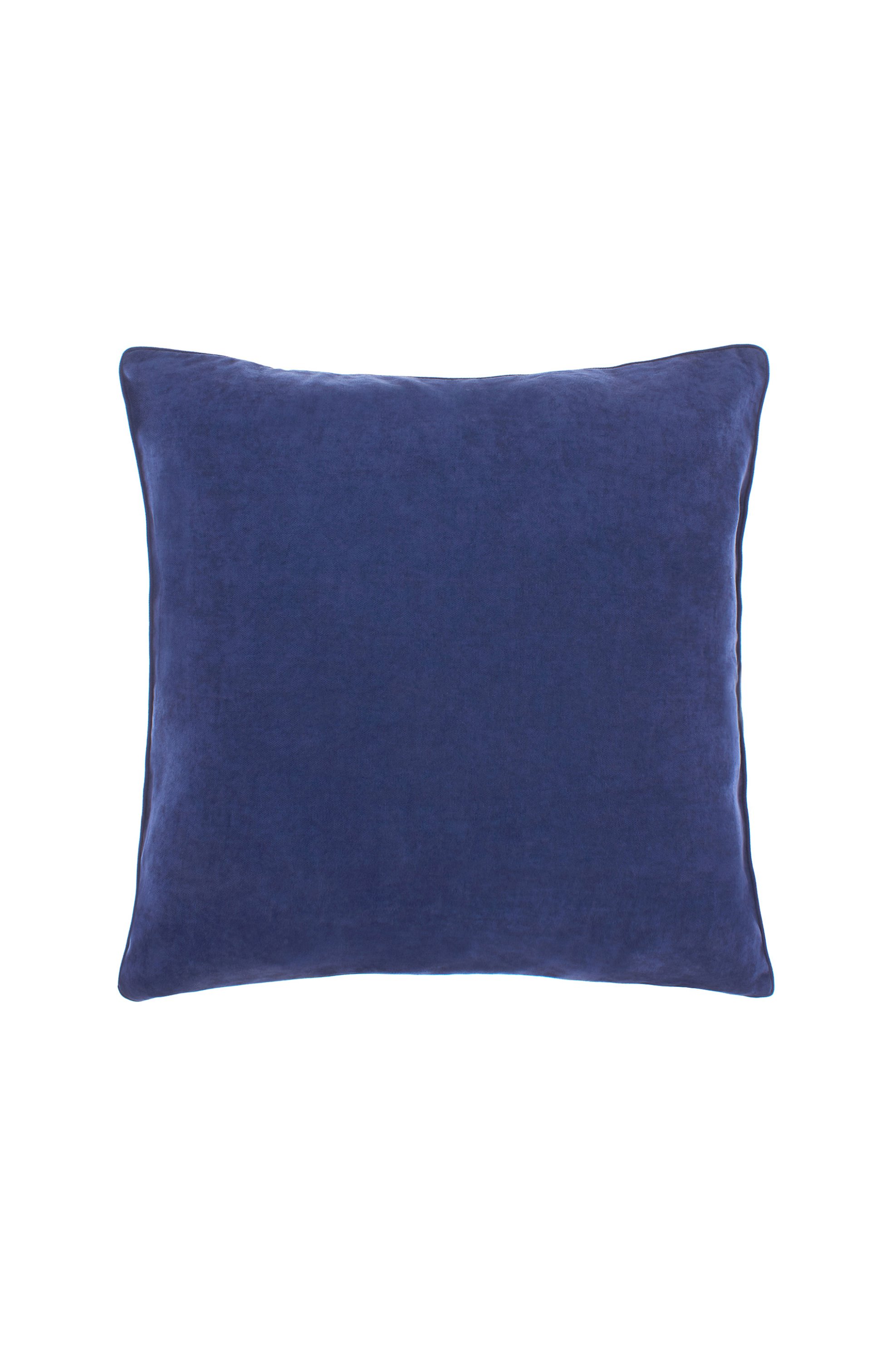COINCASA Coincasa διακοσμητικό μαξιλάρι με βελούδινη υφή 45 x 45 cm - 006661533 Μπλε