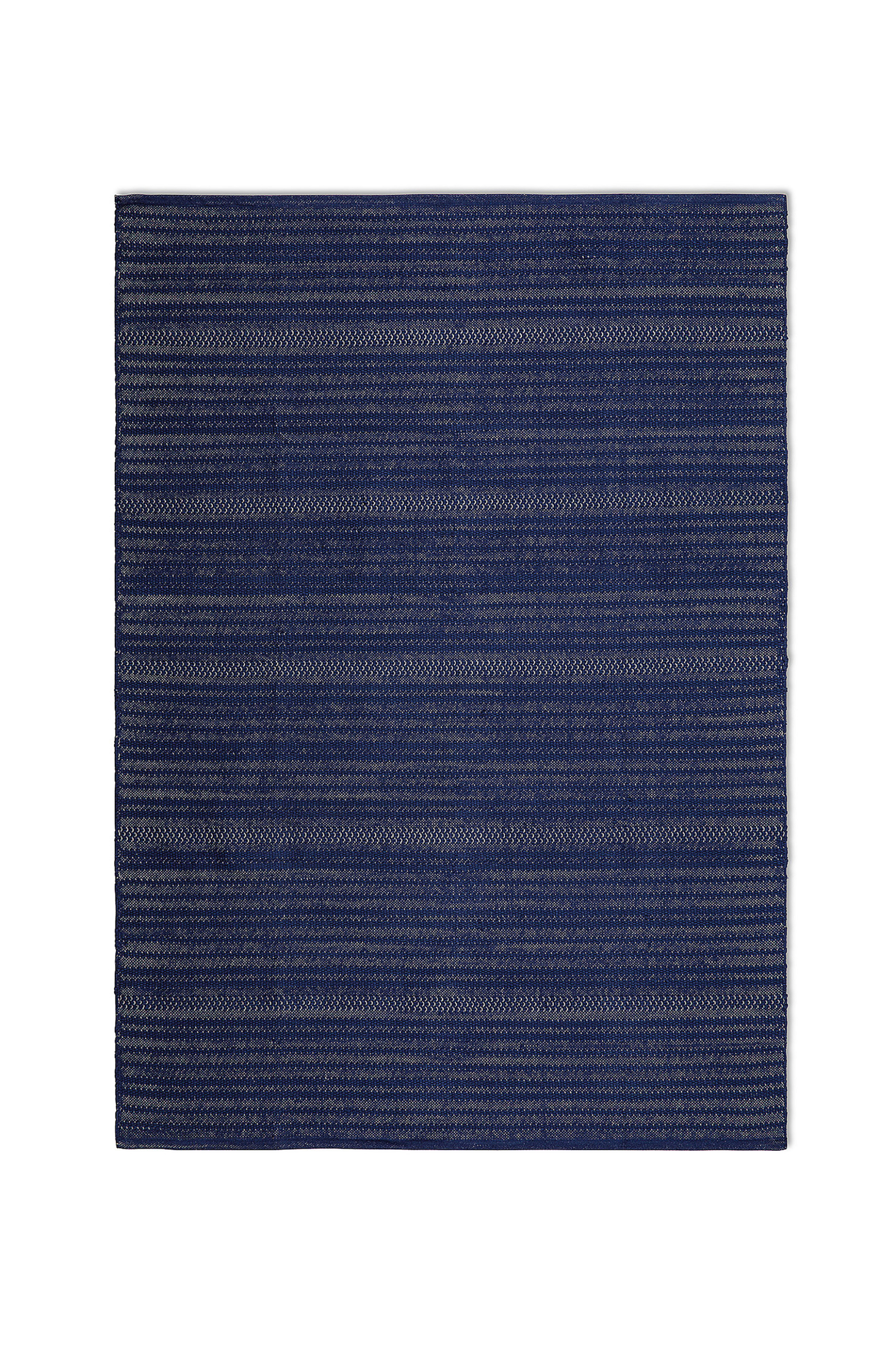 Coincasa χαλί με ριγέ μοτίβο μονόχρωμο 210 x 150 cm - 007256396 Μπλε Σκούρο 2-7055003045|EE0248|