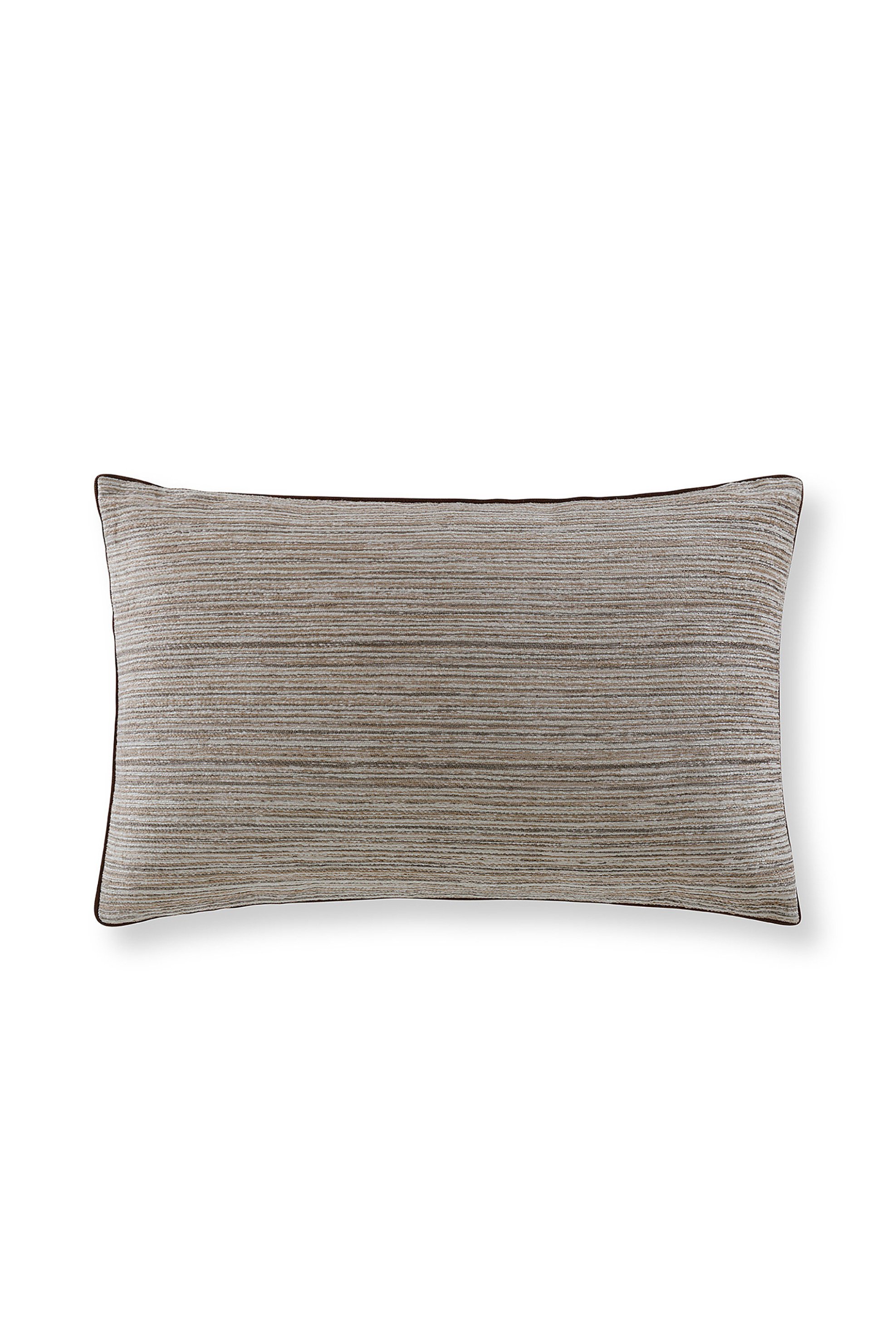 COINCASA Coincasa διακοσμητικό μαξιλάρι με ριγέ σχέδιο 35 x 55 cm - 007255749 Καφέ Ανοιχτό