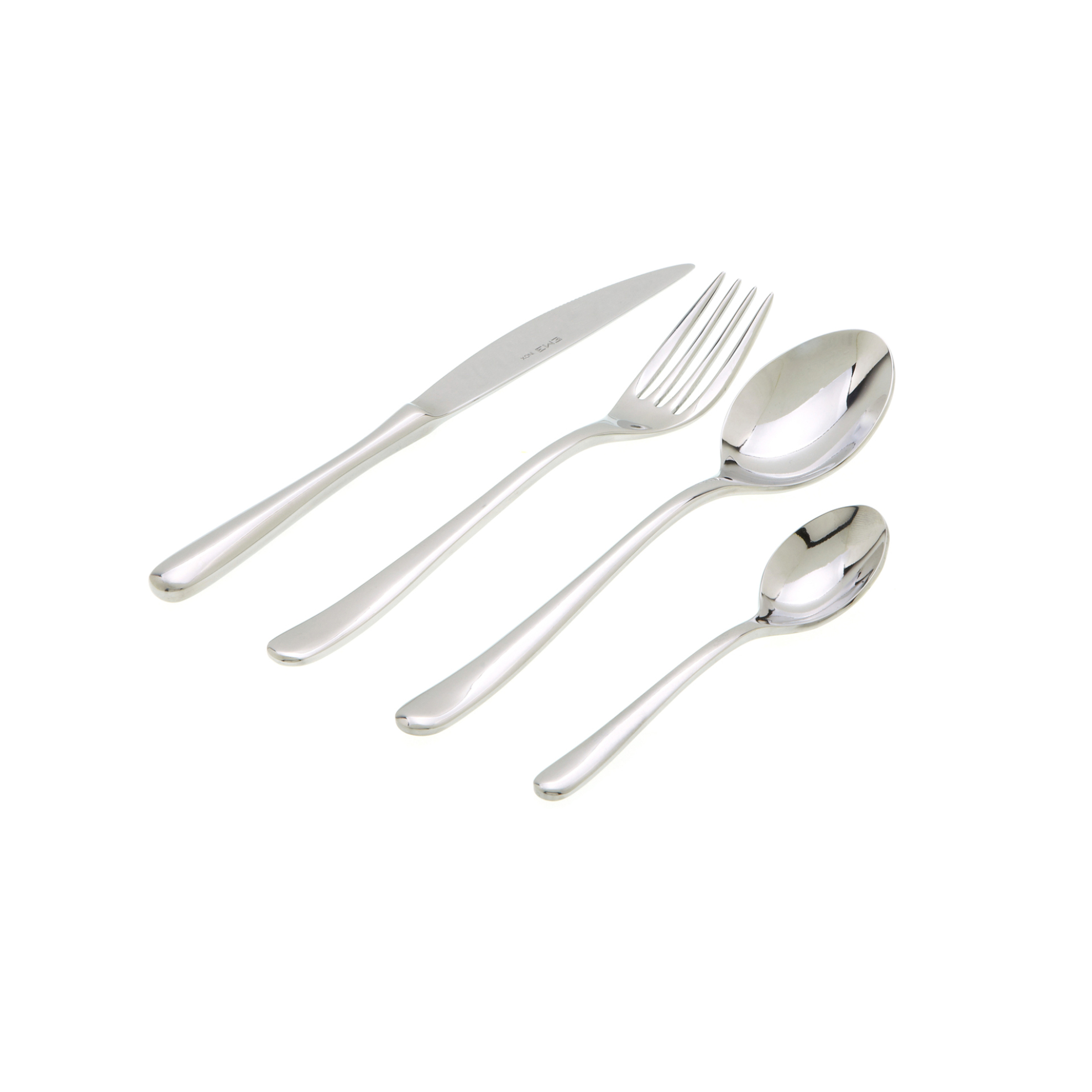 Coincasa κουτάλι δείπνου από ανοξείδωτο ατσάλι "Opera" 20 cm - 007446187 Ασημί φωτογραφία