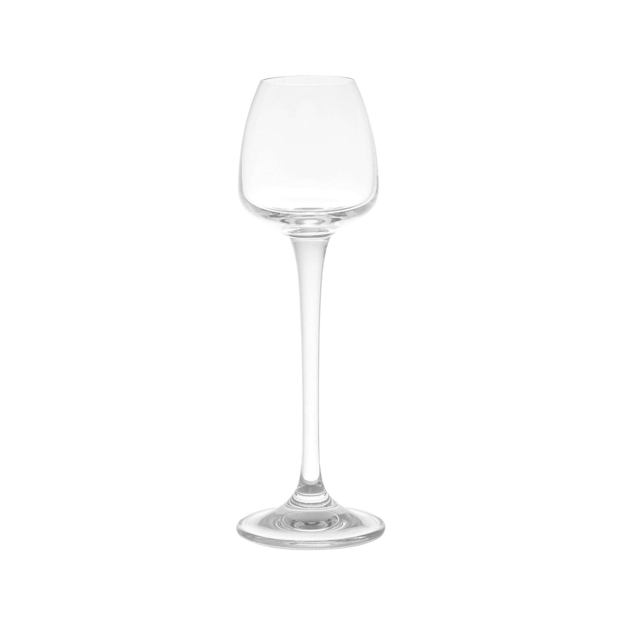 Coincasa Σετ από 6 Κολωνάτα Γυάλινα Ποτήρια Λικέρ 18 X 4 CM - 006689443 Διάφανο