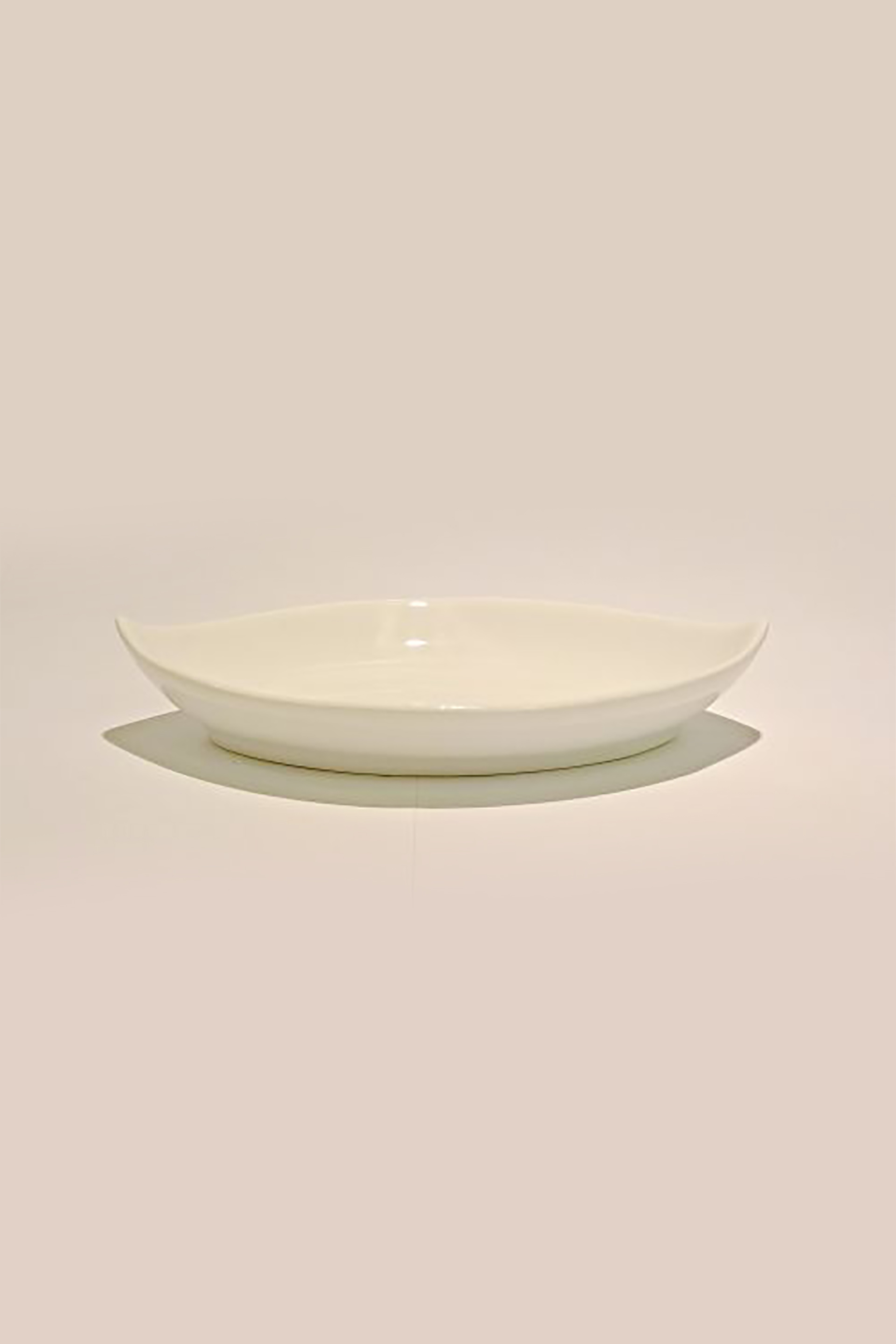 Coincasa πορσελάνινη πιατέλα μονόχρωμη 13 x 2 cm - 006534801 Λευκό