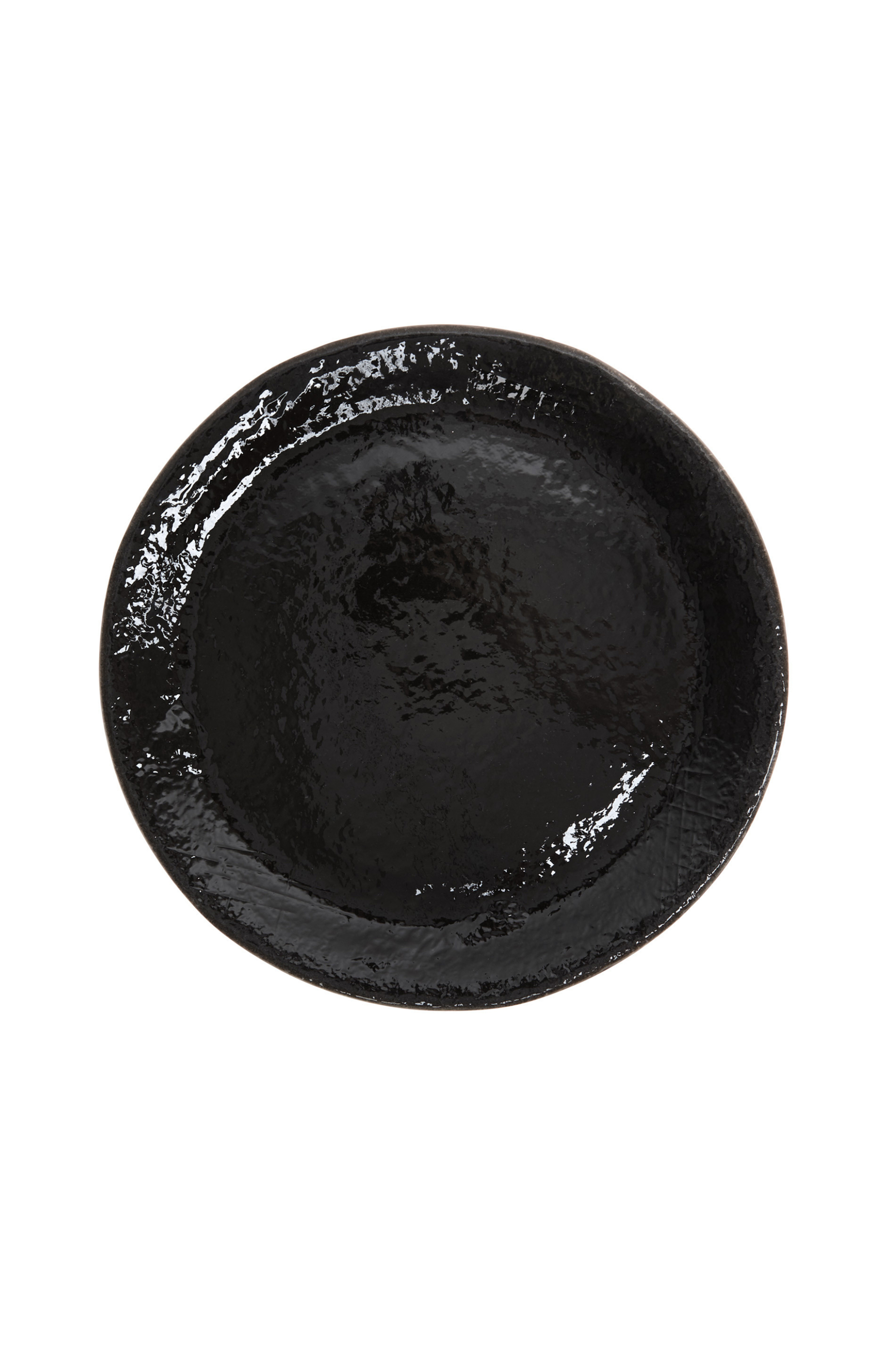 Home > ΚΟΥΖΙΝΑ > Πιάτα & Σερβίτσια Coincasa χειροποίητο κεραμικό πιάτο με λεπτομέρεια στο περίγραμμα 31 cm - 006727282 Μαύρο